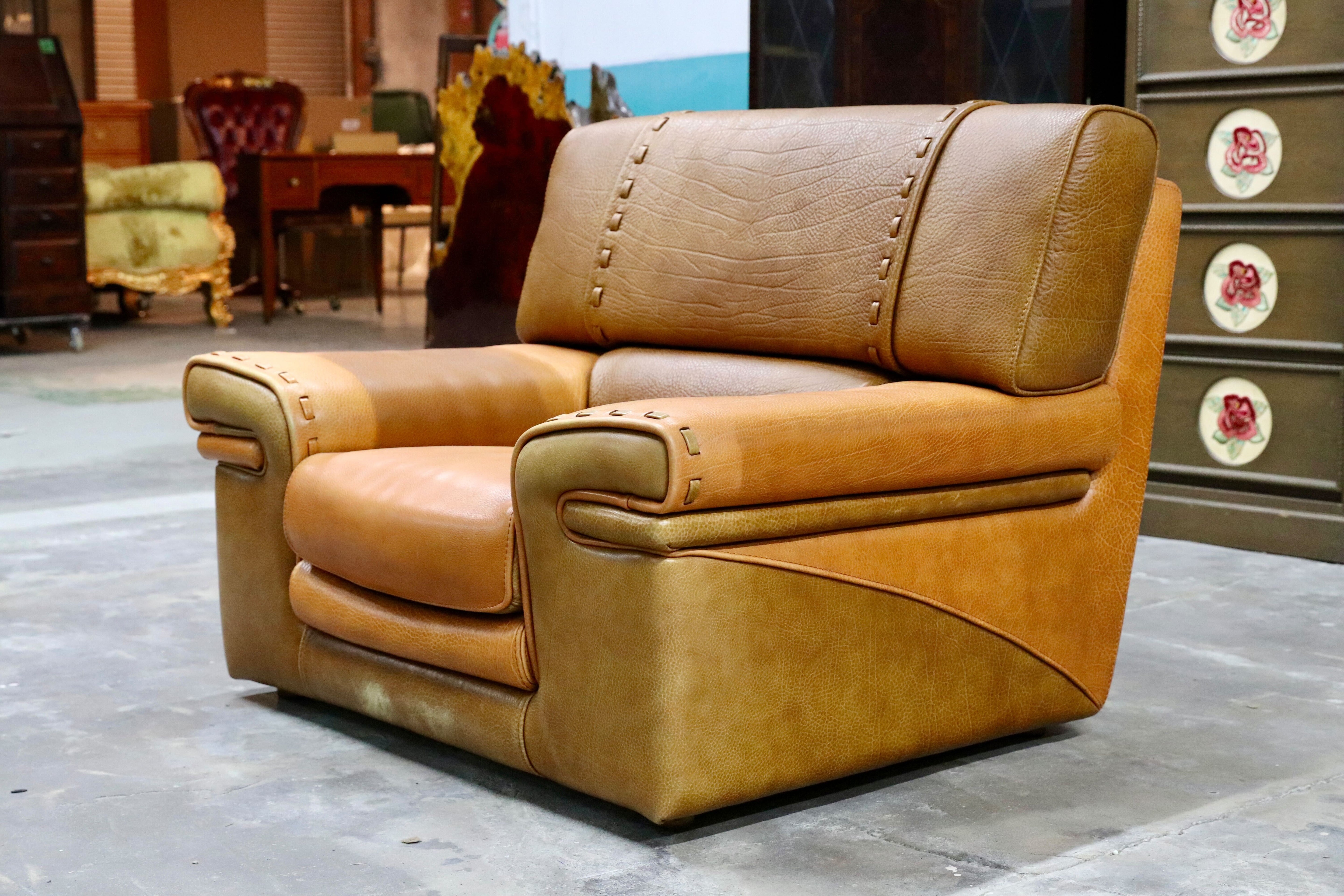 GMIK576D○formenti / フォルメンティ イタリア製 最高級 ラグジュアリー シングルソファ 厚手本革 ブラウン ユーロカーサ取扱 約70万