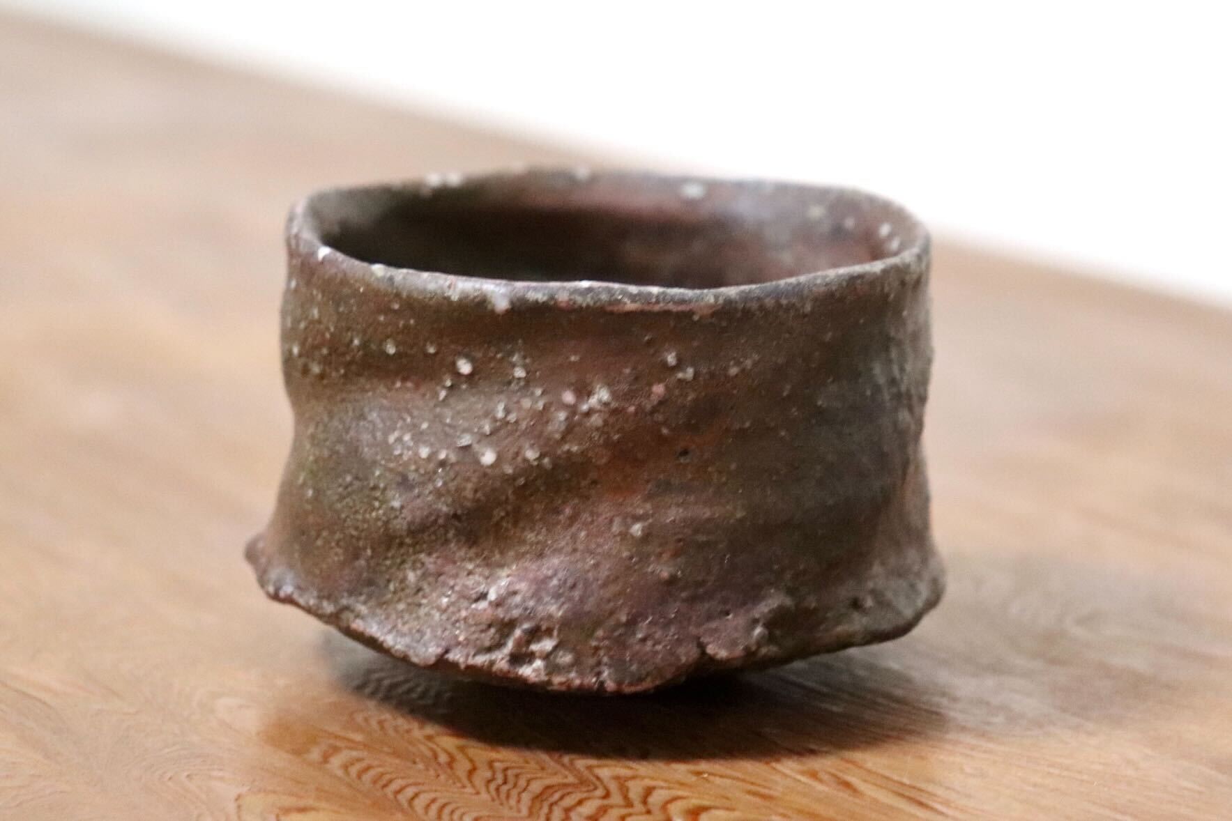 GMIO435F○千代市陶房 清水万佐年 丹波焼 ぐい呑み 酒器 伝統工芸 丹波篠山 未使用