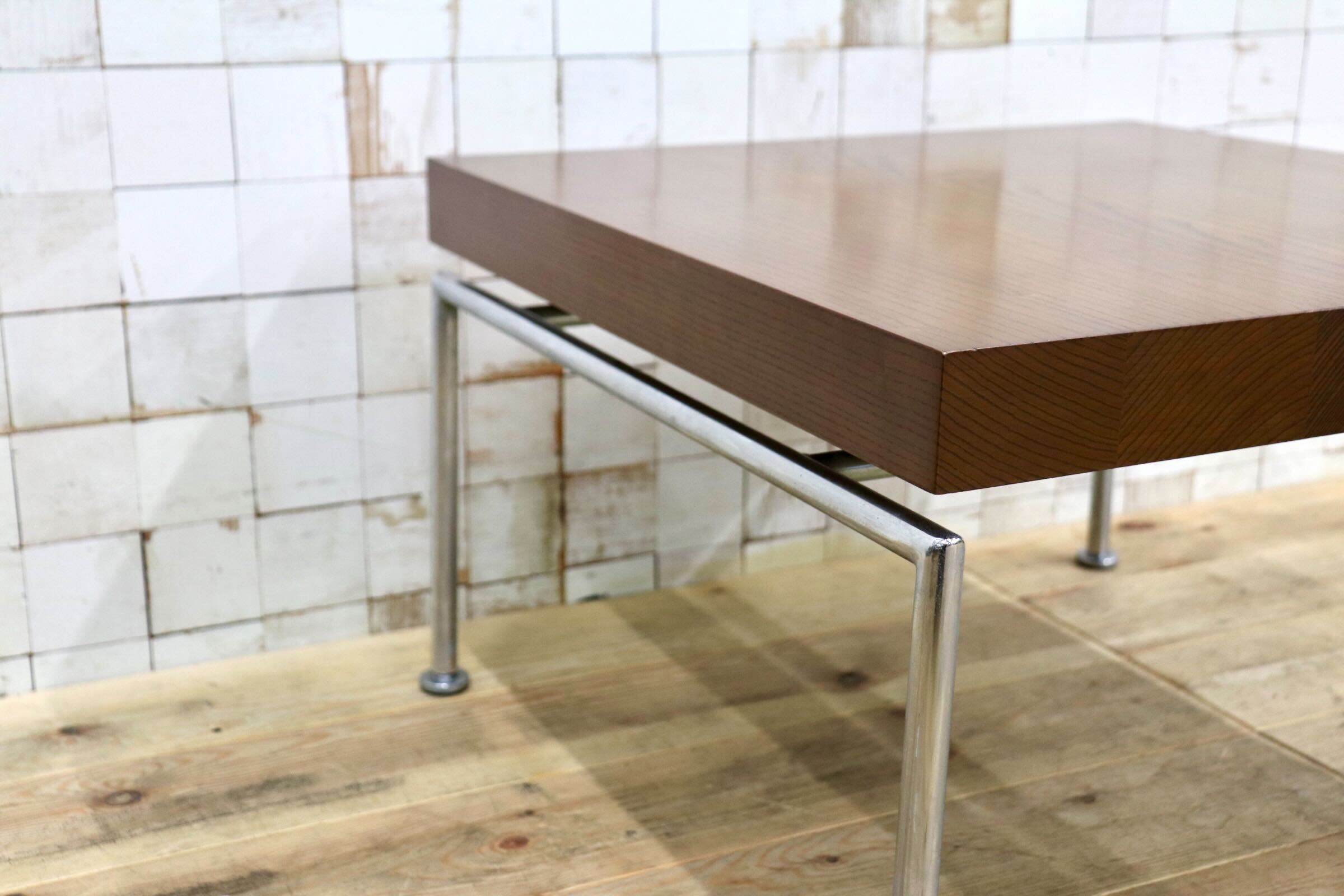 GMIH473A〇オーク無垢材 サイドテーブル コーヒーテーブル リビングテーブル センターテーブル 北欧スタイル 検) トラックファニチャー