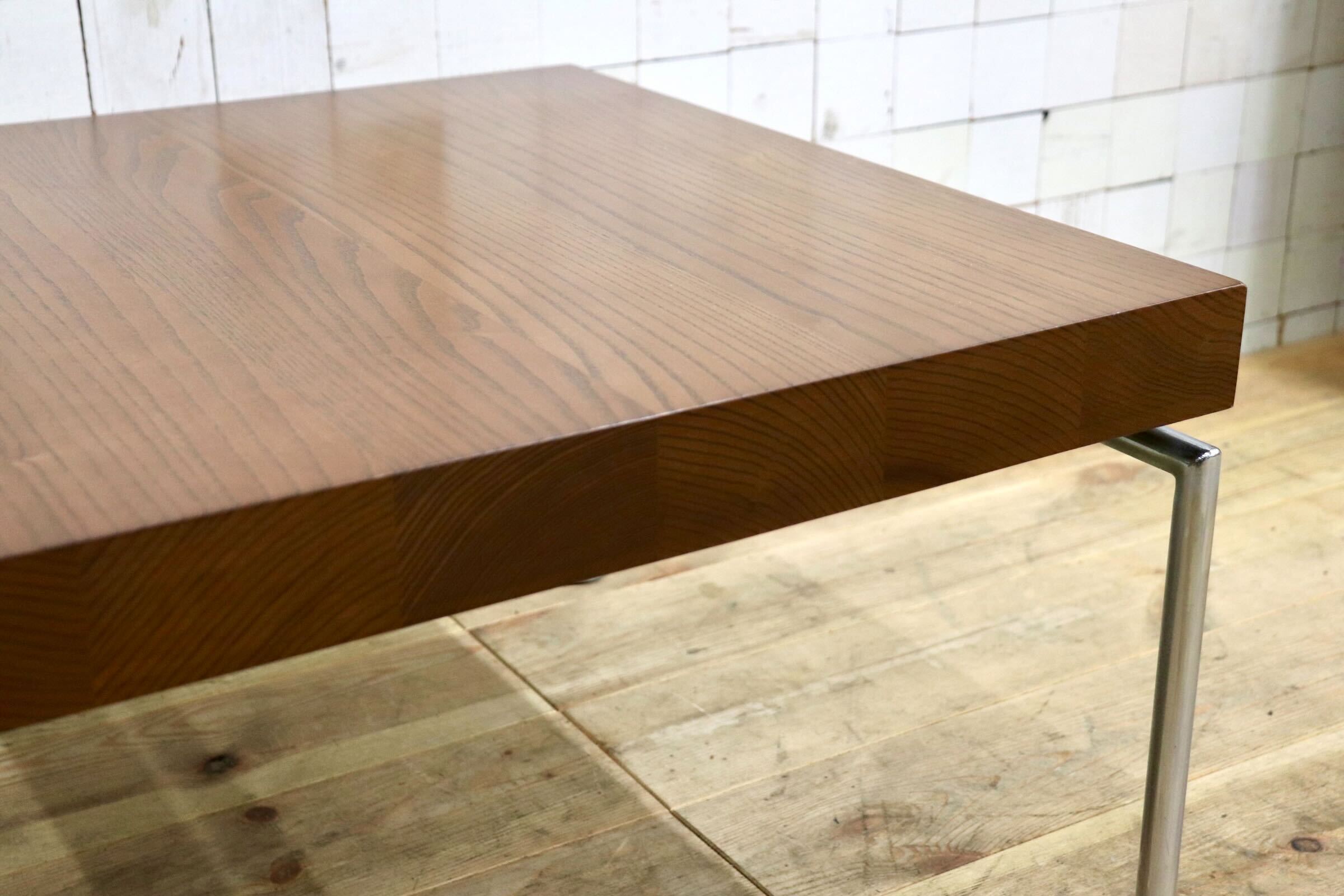 GMIH473A〇オーク無垢材 サイドテーブル コーヒーテーブル リビングテーブル センターテーブル 北欧スタイル 検) トラックファニチャー