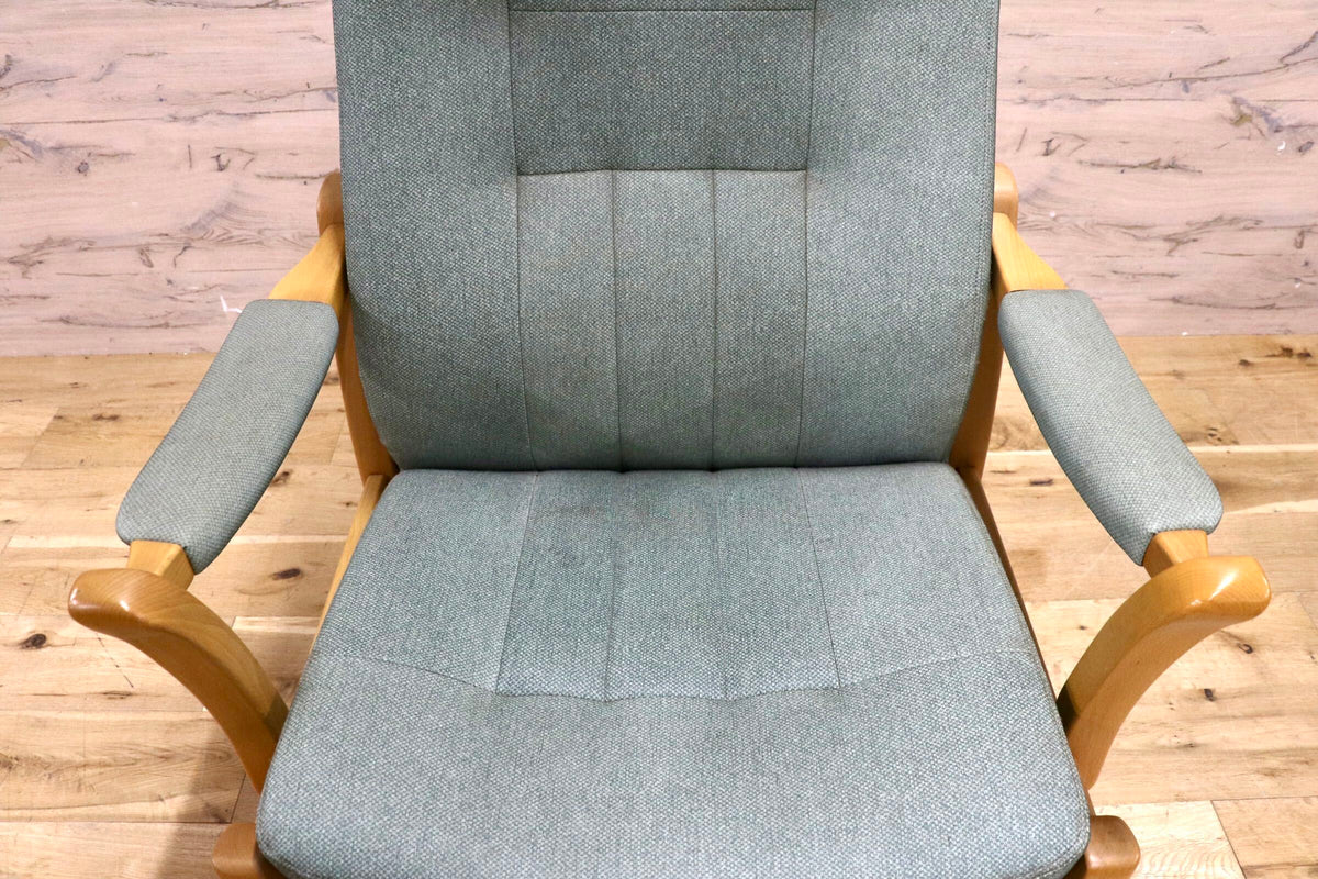 GMJH342◯Farstrup Mobler / ファストルプ モブラー Cantate カンタータ リクライニングチェア オットマン 北欧 PARAMOUNT BED 98 稀少