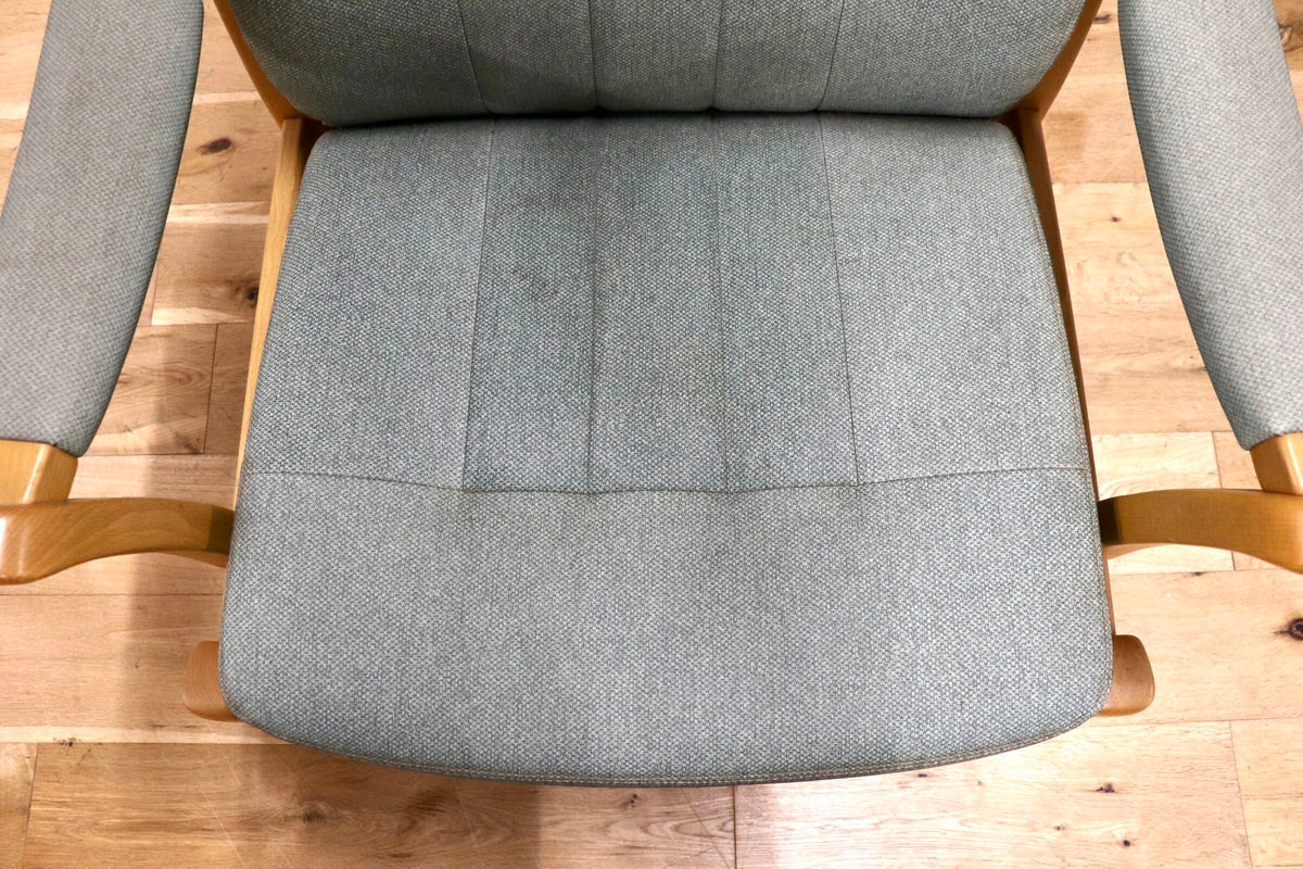 GMJH342◯Farstrup Mobler / ファストルプ モブラー Cantate カンタータ リクライニングチェア オットマン 北欧 PARAMOUNT BED 98 稀少