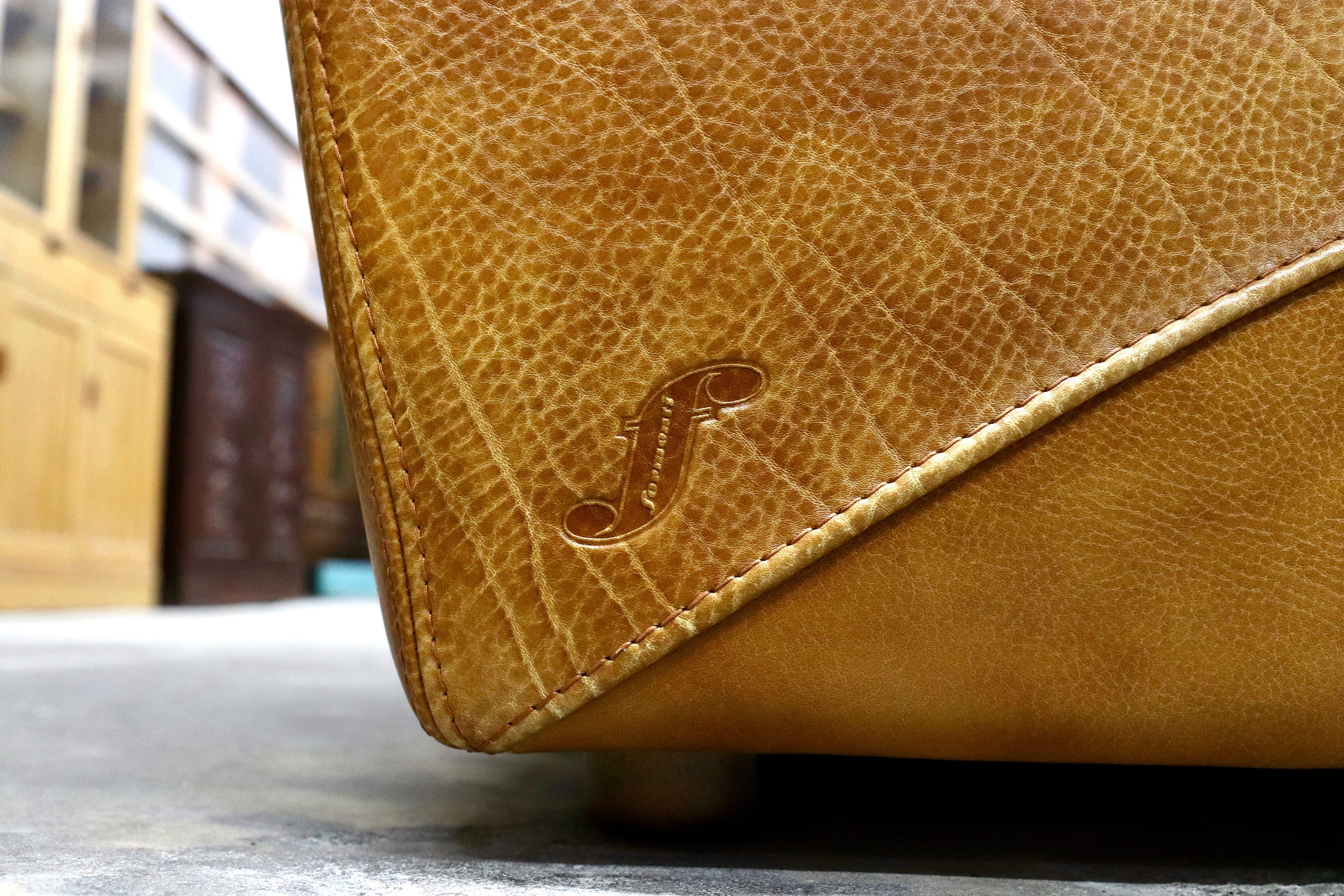 GMIK576D○formenti / フォルメンティ イタリア製 最高級 ラグジュアリー シングルソファ 厚手本革 ブラウン ユーロカーサ取扱 約70万