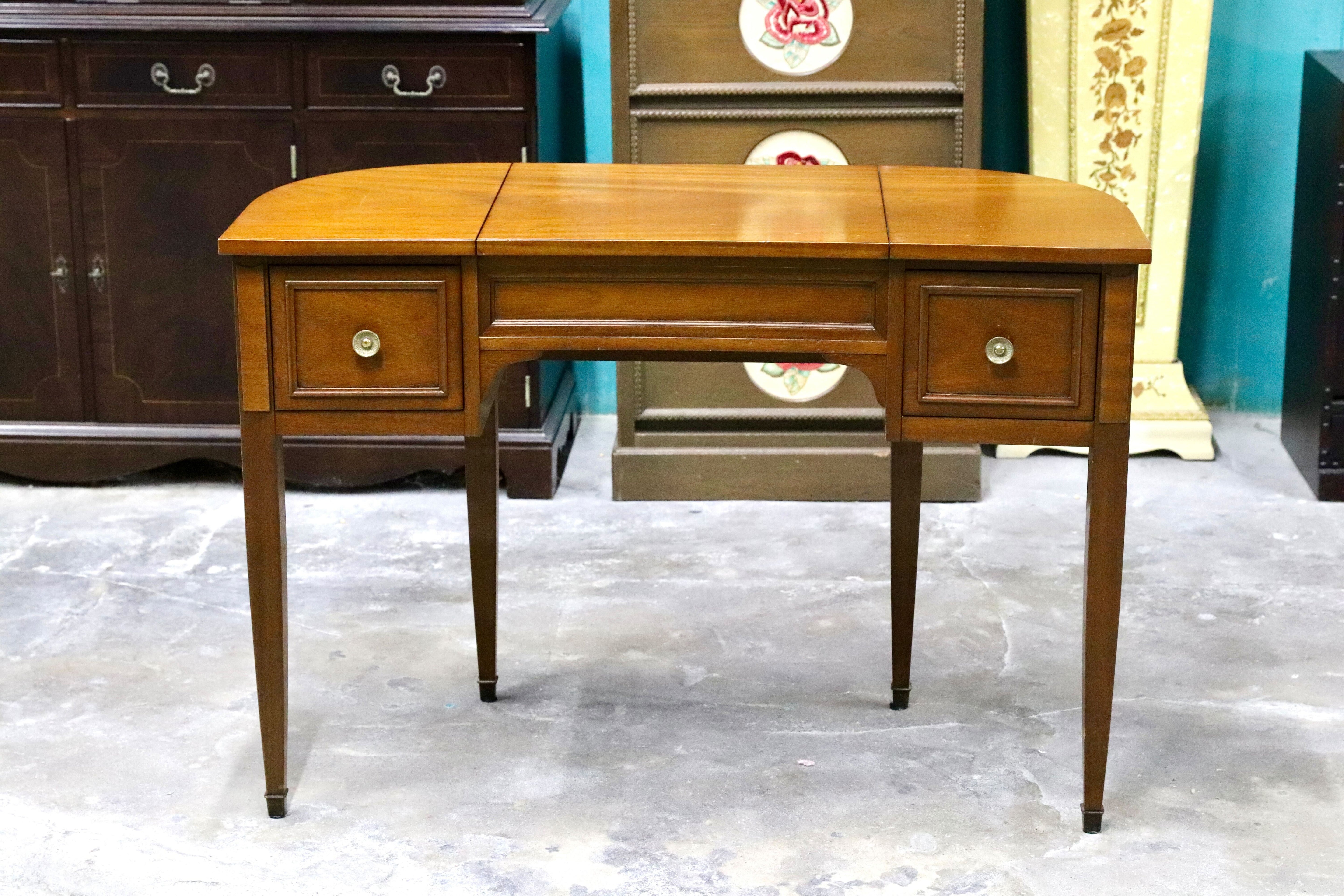 GMIK574○DREXEL HERITAGE /ドレクセルヘリテイジ トライユン ドレッサー デスク 机 クラシック ヴィンテージ アンティーク 定価約43万