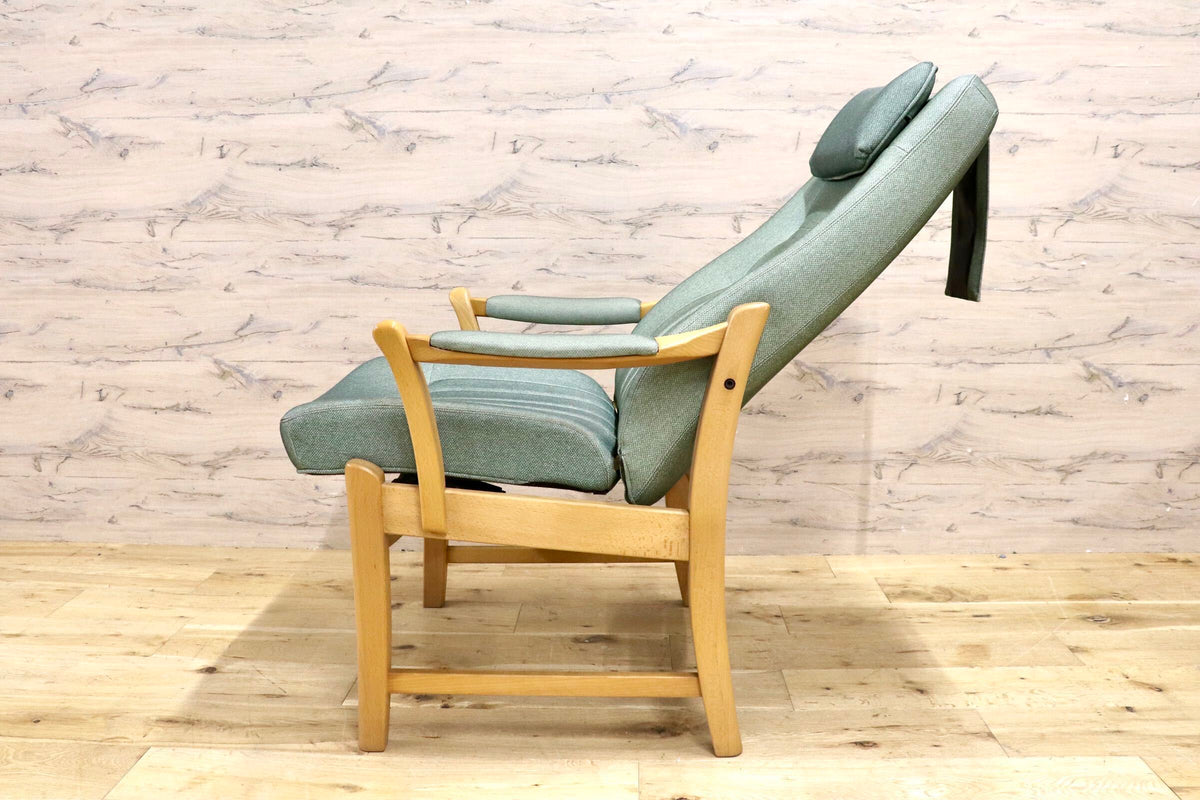 GMJH342◯Farstrup Mobler / ファストルプ モブラー Cantate カンタータ リクライニングチェア オットマン 北欧 PARAMOUNT BED 98 稀少