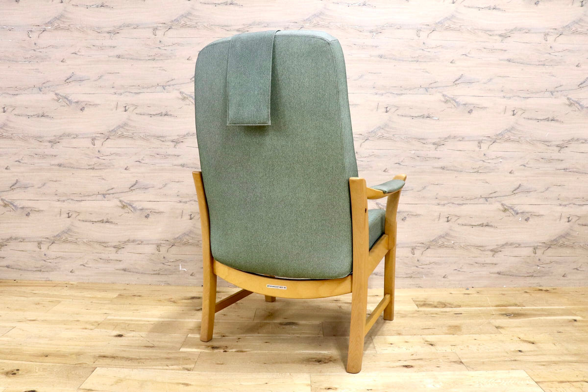 GMJH342◯Farstrup Mobler / ファストルプ モブラー Cantate カンタータ リクライニングチェア オットマン 北欧 PARAMOUNT BED 98 稀少