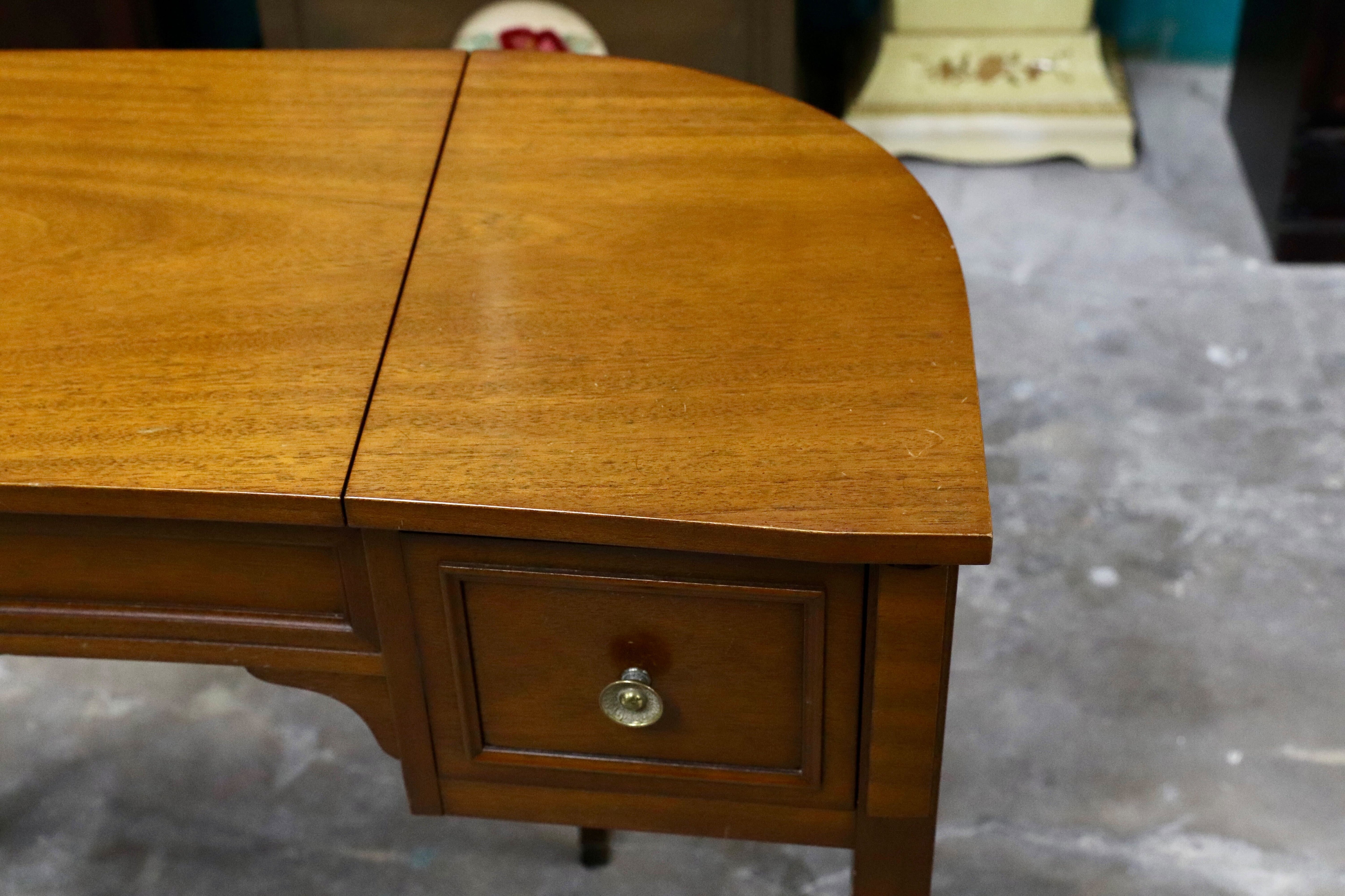 GMIK574○DREXEL HERITAGE /ドレクセルヘリテイジ トライユン ドレッサー デスク 机 クラシック ヴィンテージ アンティーク 定価約43万