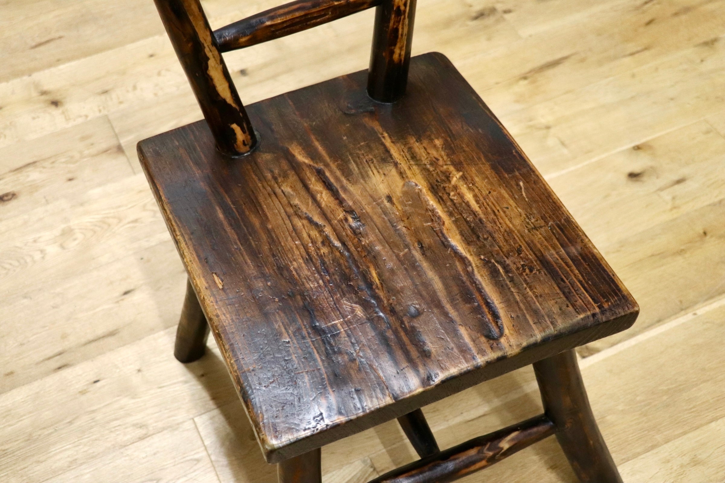 GMJK206D○COLONY HOUSE / コロニーハウス ダイニングチェア 食卓椅子 アームレスチェア カントリー アンティーク 木製家具 2脚セット