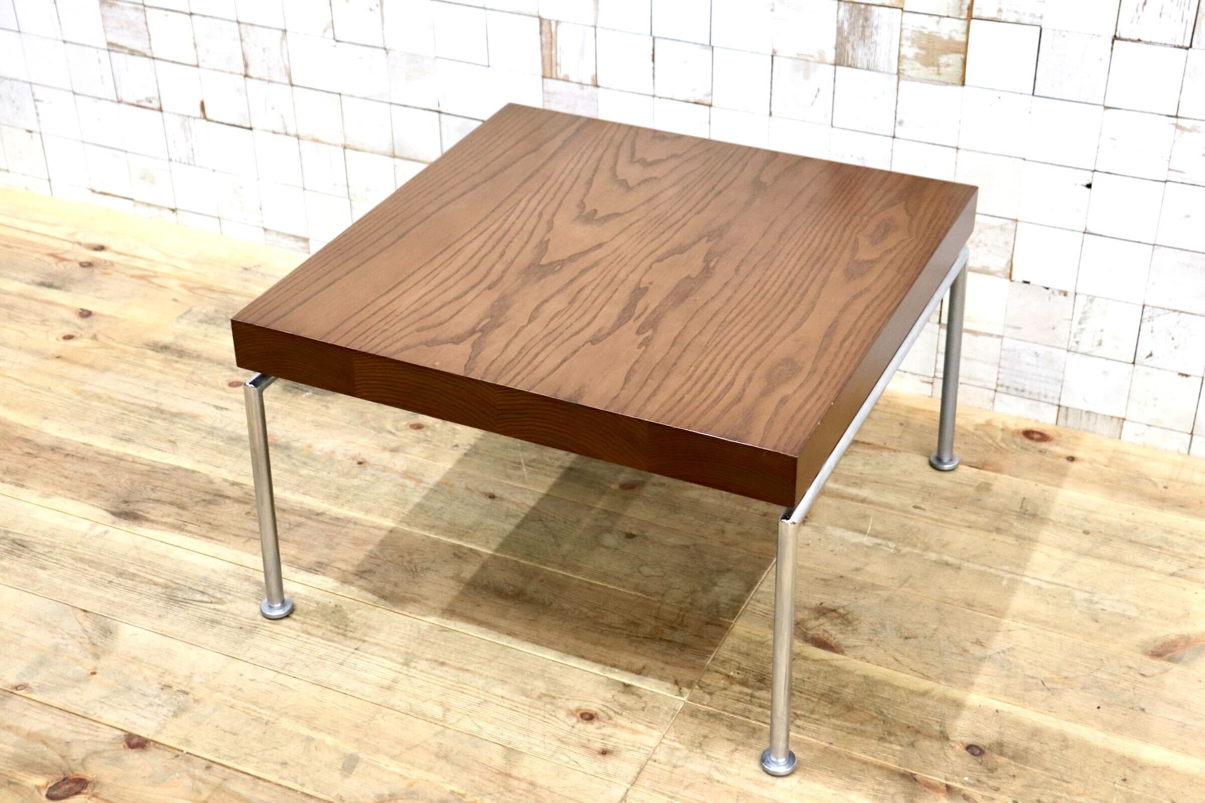 GMIH473B〇オーク無垢材 サイドテーブル コーヒーテーブル リビングテーブル センターテーブル 北欧スタイル 検) トラックファニチャー