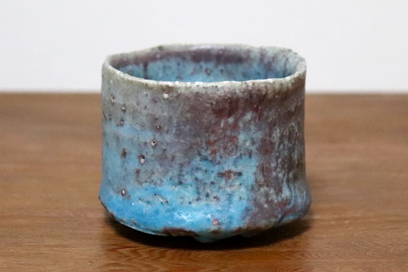 GMIO435H○千代市陶房 清水万佐年 丹波焼 ぐい呑み 酒器 伝統工芸 丹波篠山 未使用