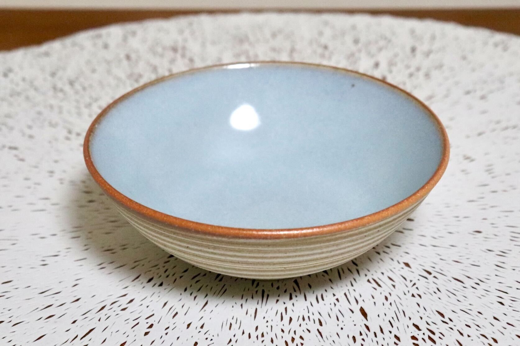 GMIO452B○千代市陶房 清水万佐年 丹波焼 ごはん茶碗 鉢 陶器 丹波篠山 伝統工芸 未使用