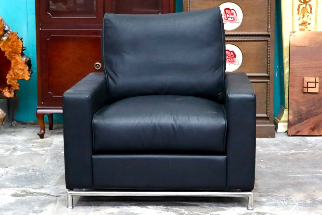 GMIK881○crastina / クラスティーナ ULTIMA ウルティマ 1人掛けソファ シングルソファ アームチェア 本革 モダン