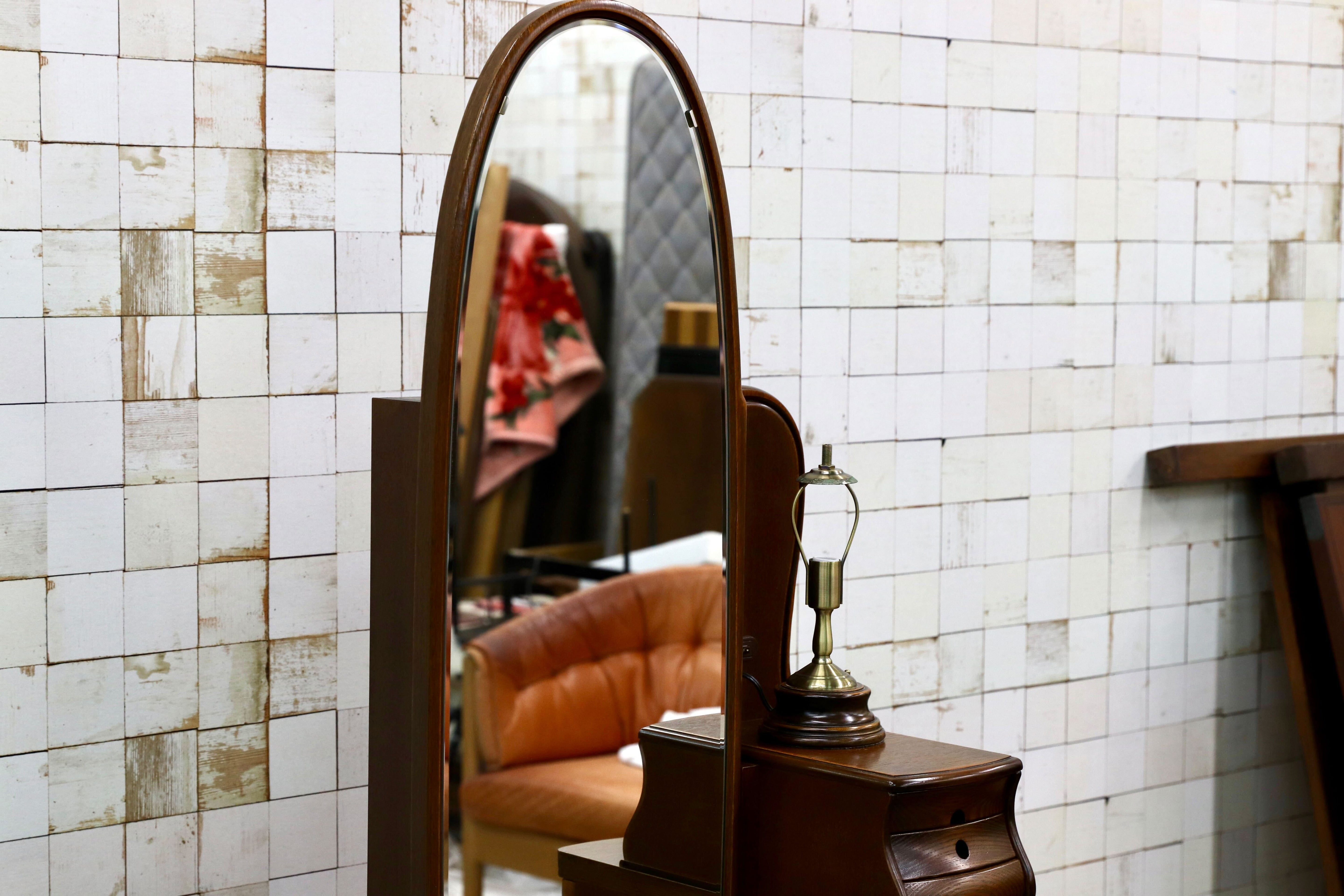 GMIS298○松永工房 カンティーニュ ドレッサー 鏡台 アンティーク エレガント クラシック IDC大塚家具 高級家具