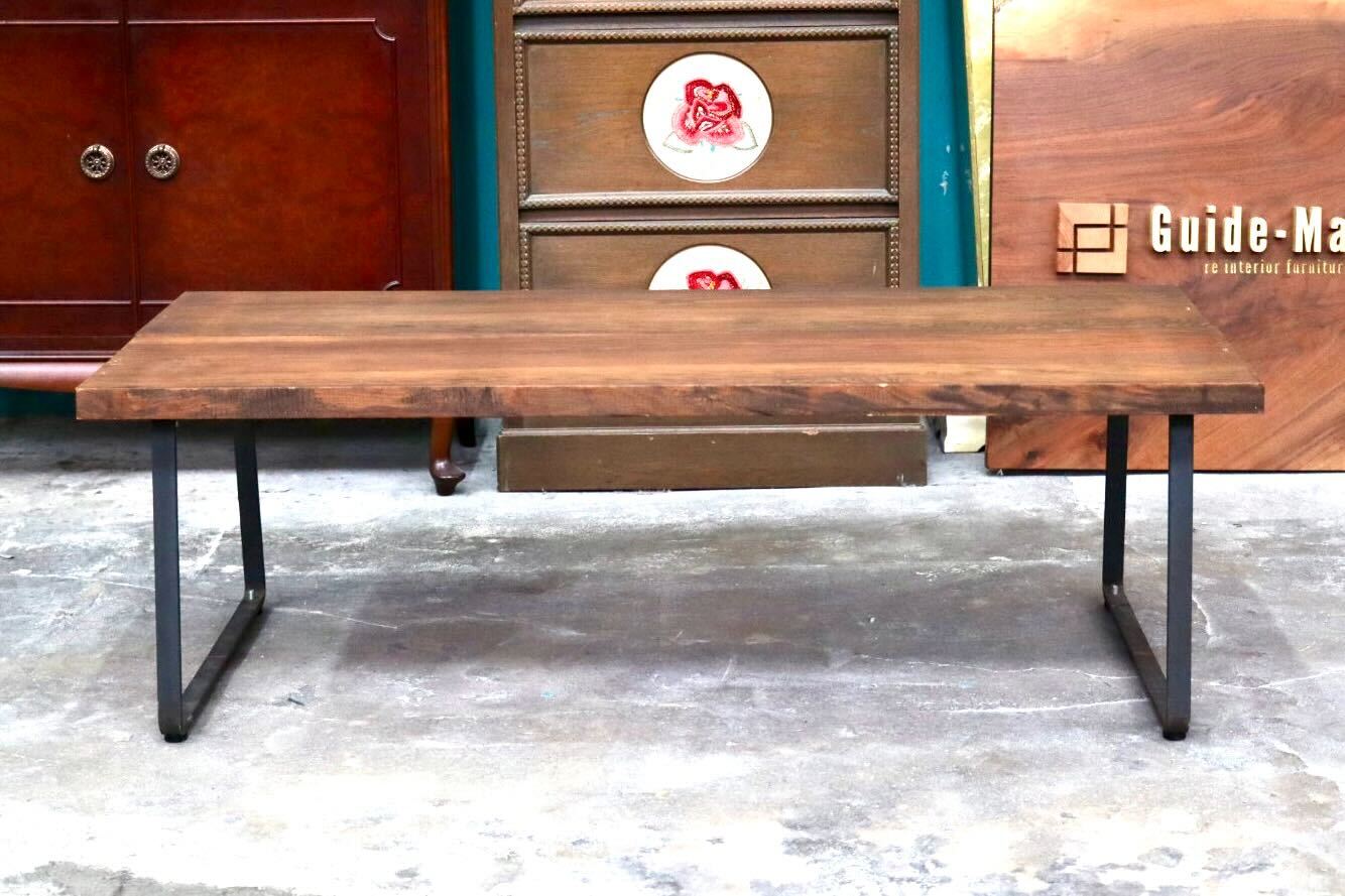 GMIH427B○長椅子 ベンチ チェア 花台 机 ローテーブル 無垢材 インダストリアル ヴィンテージ