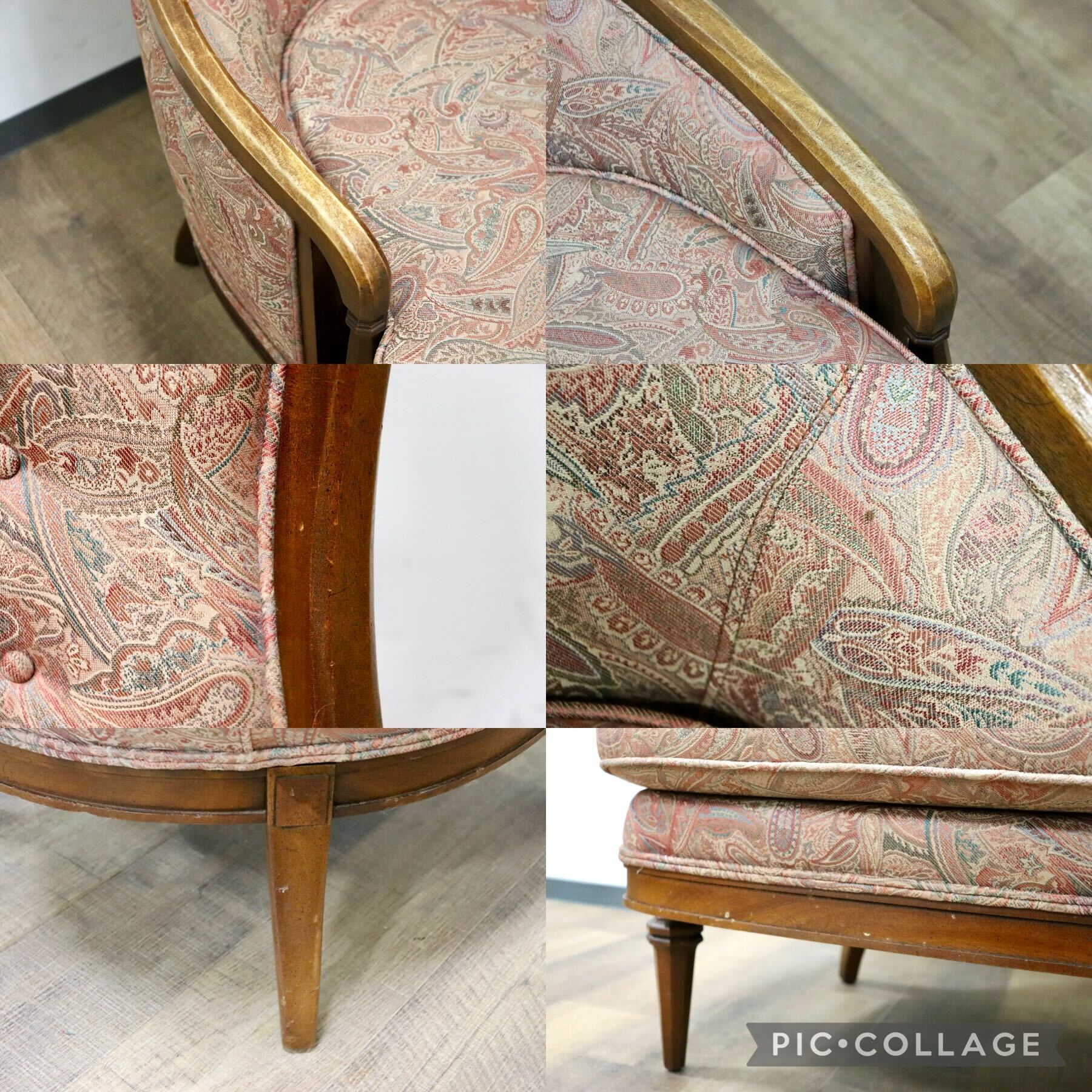 GMGH371B○DREXEL HERITAGE / ドレクセルヘリテイジ Upholstery アップホルスタリー シングルソファ 1人掛けソファ ヴィンテージ 約57万