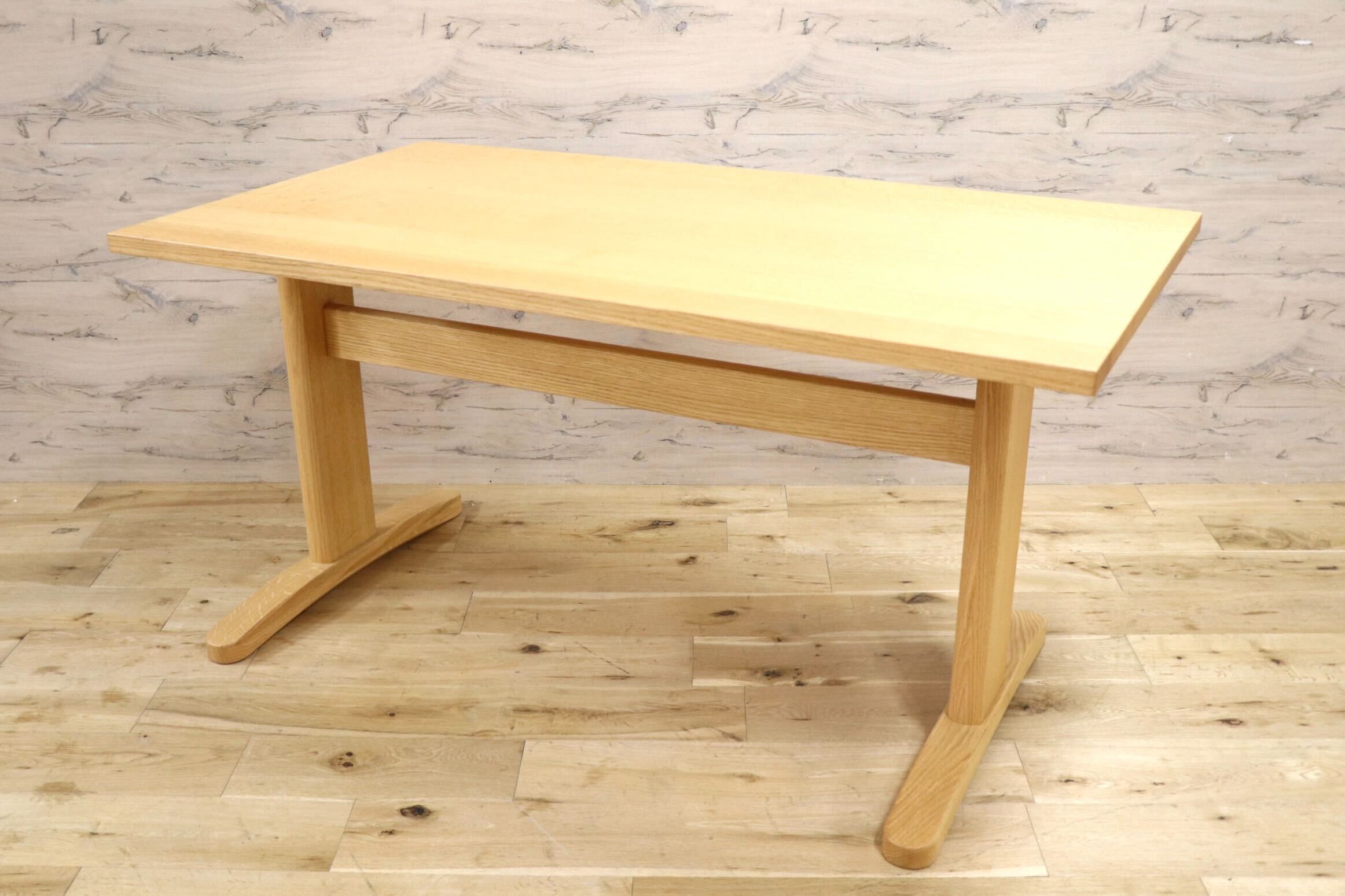 GMJK108○柏木工 / KASHIWA ダイニングテーブル 食卓テーブル オーク材 ナチュラル 飛騨家具 展示品