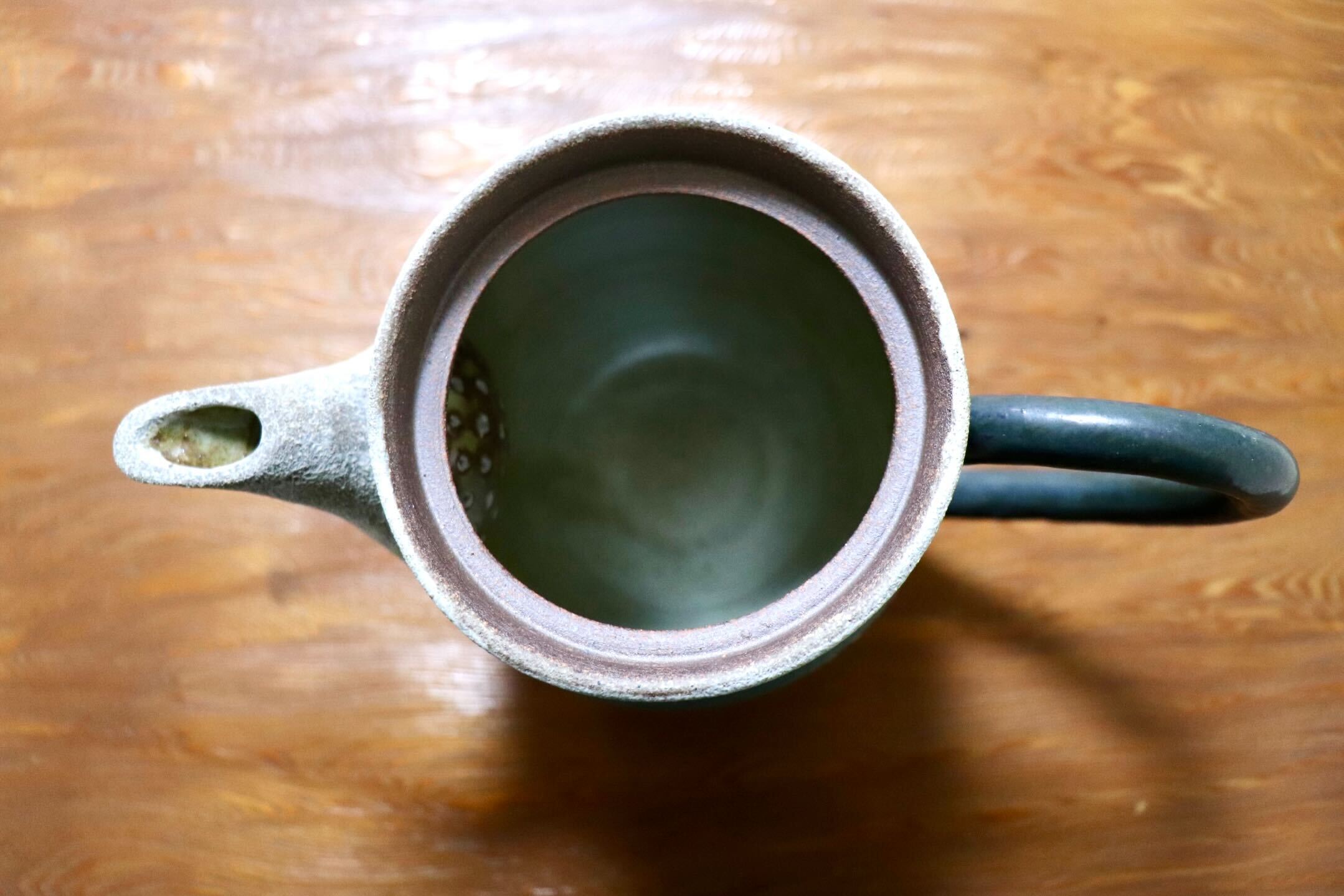 GMIO473A◯市野悟窯 市野哲次 丹波焼 ティーポット 陶器 丹波篠山 伝統工芸 未使用