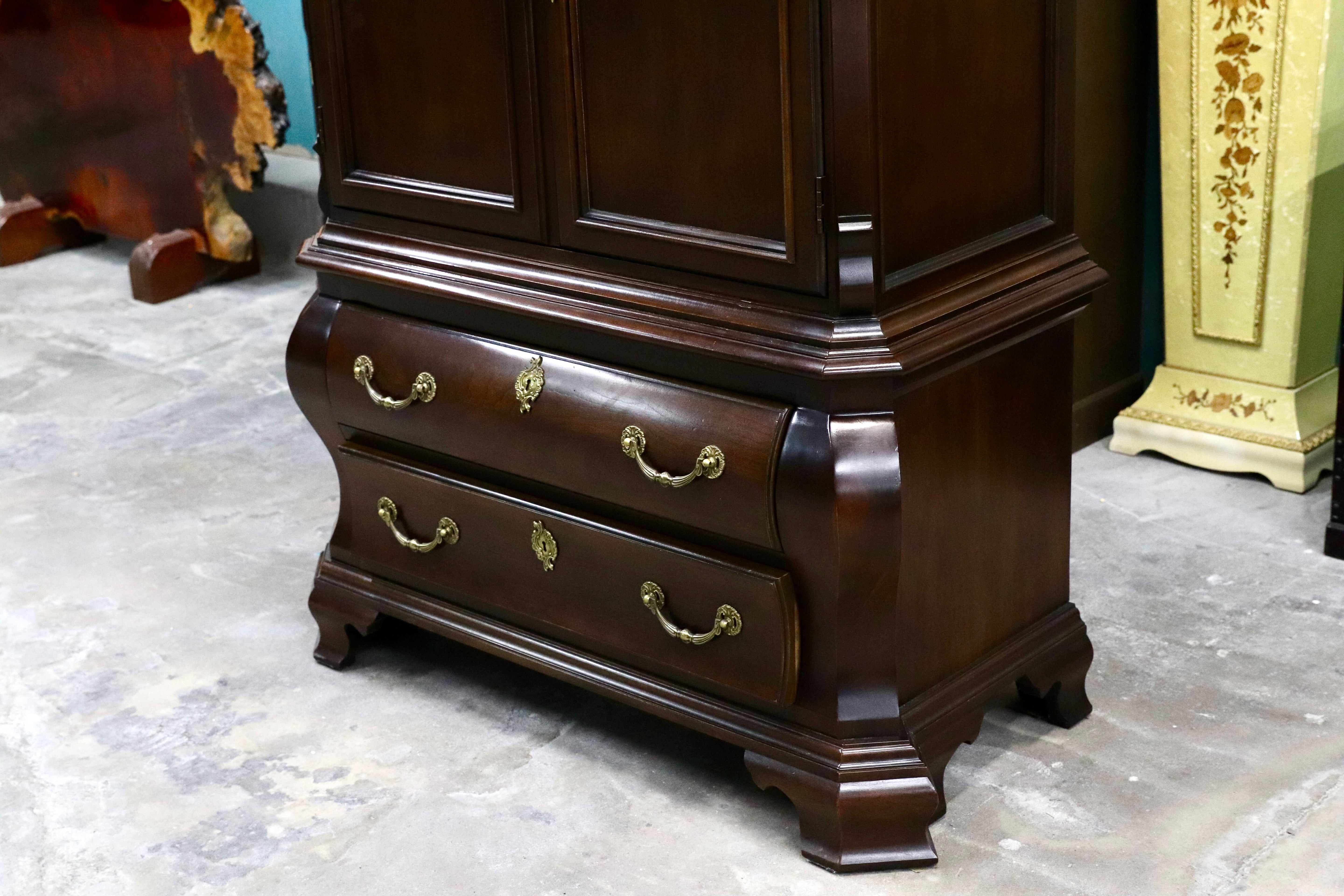 GMIK610○CENTURY / センチュリー アメリカ 最高級 キャビネットリビングボード トールチェスト サァラ麻布取扱 定価約80万 検）ドレクセル