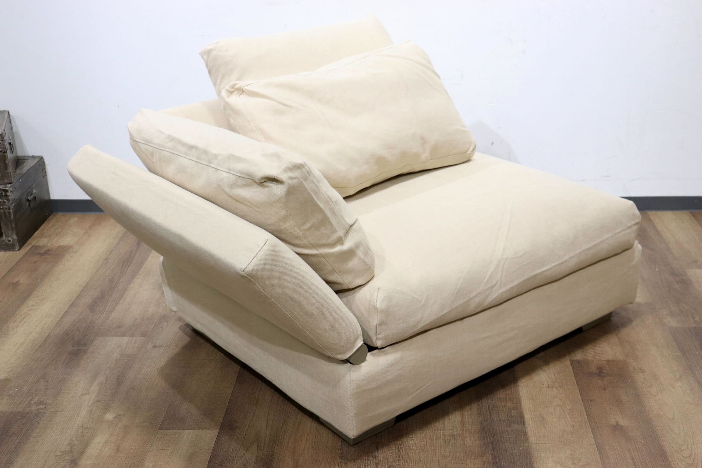 GMHN268A○MARGINAL / マージナル TABIO SOFA 片肘 カウチソファ 1人掛けソファ シングルソファ カバーリング  ファブリック 未使用品