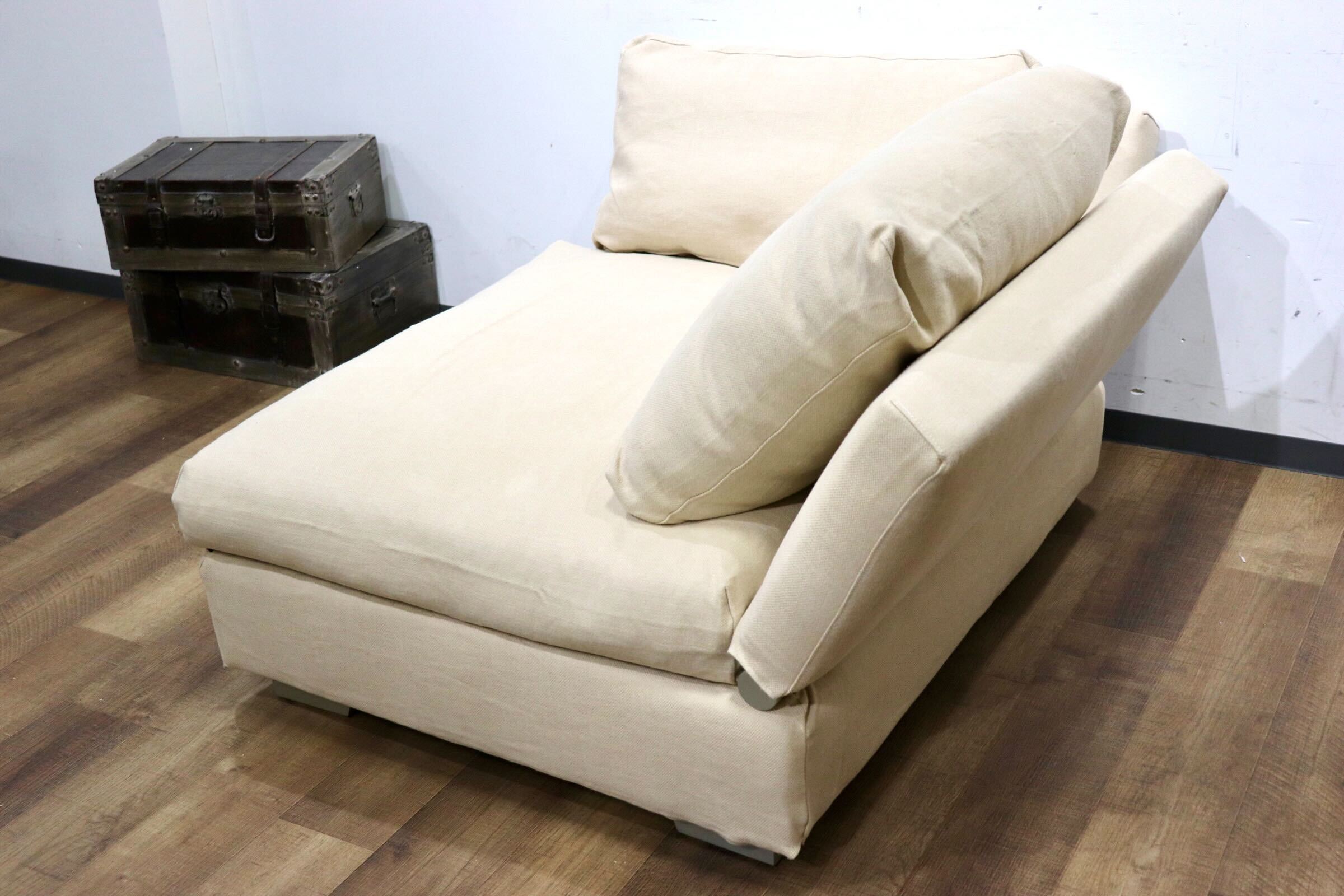 GMHN268A○MARGINAL / マージナル TABIO SOFA 片肘 カウチソファ 1人掛けソファ シングルソファ カバーリング  ファブリック 未使用品