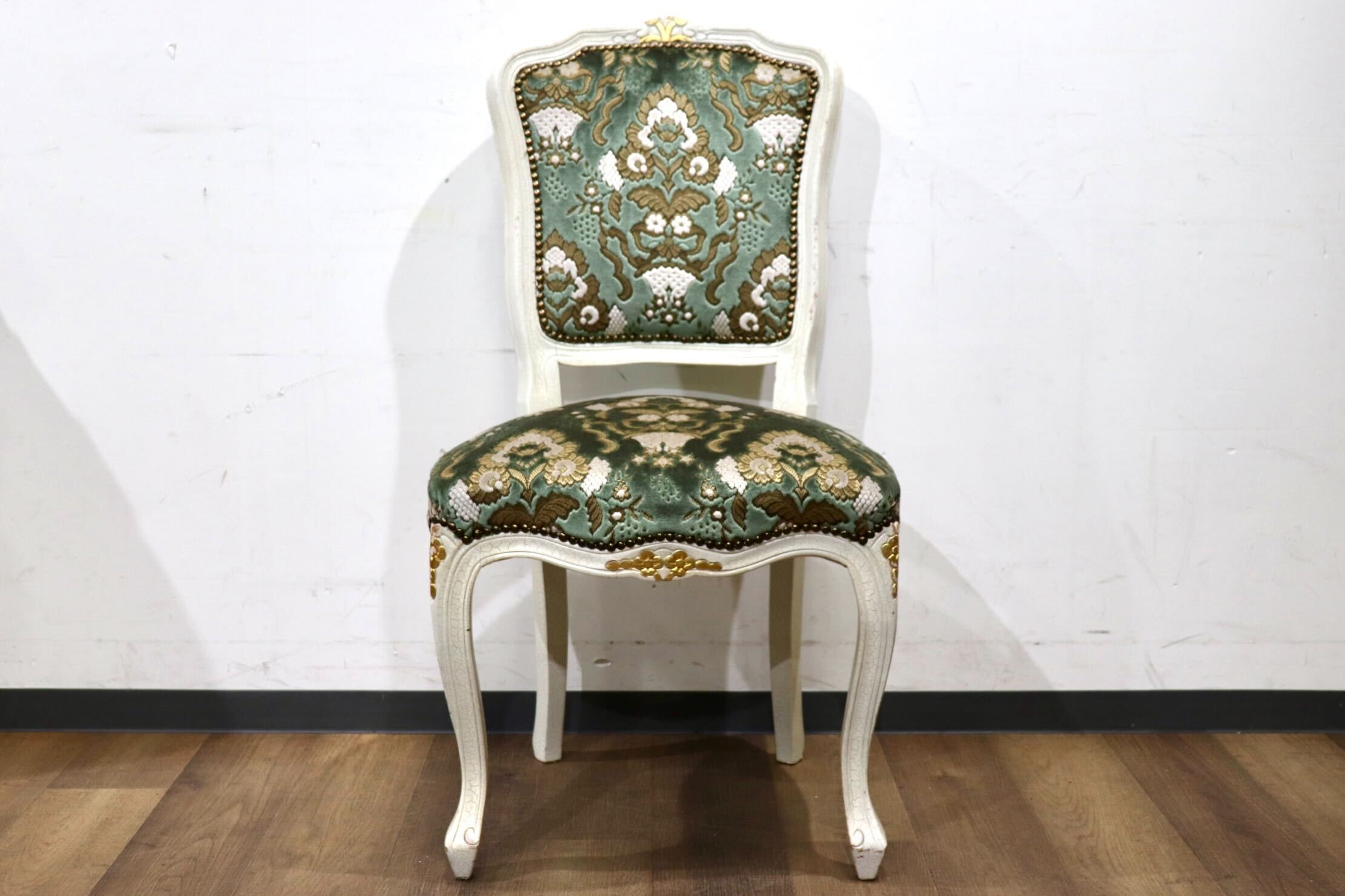 アンティーク調猫脚ダイニングチェア椅子クラシックA