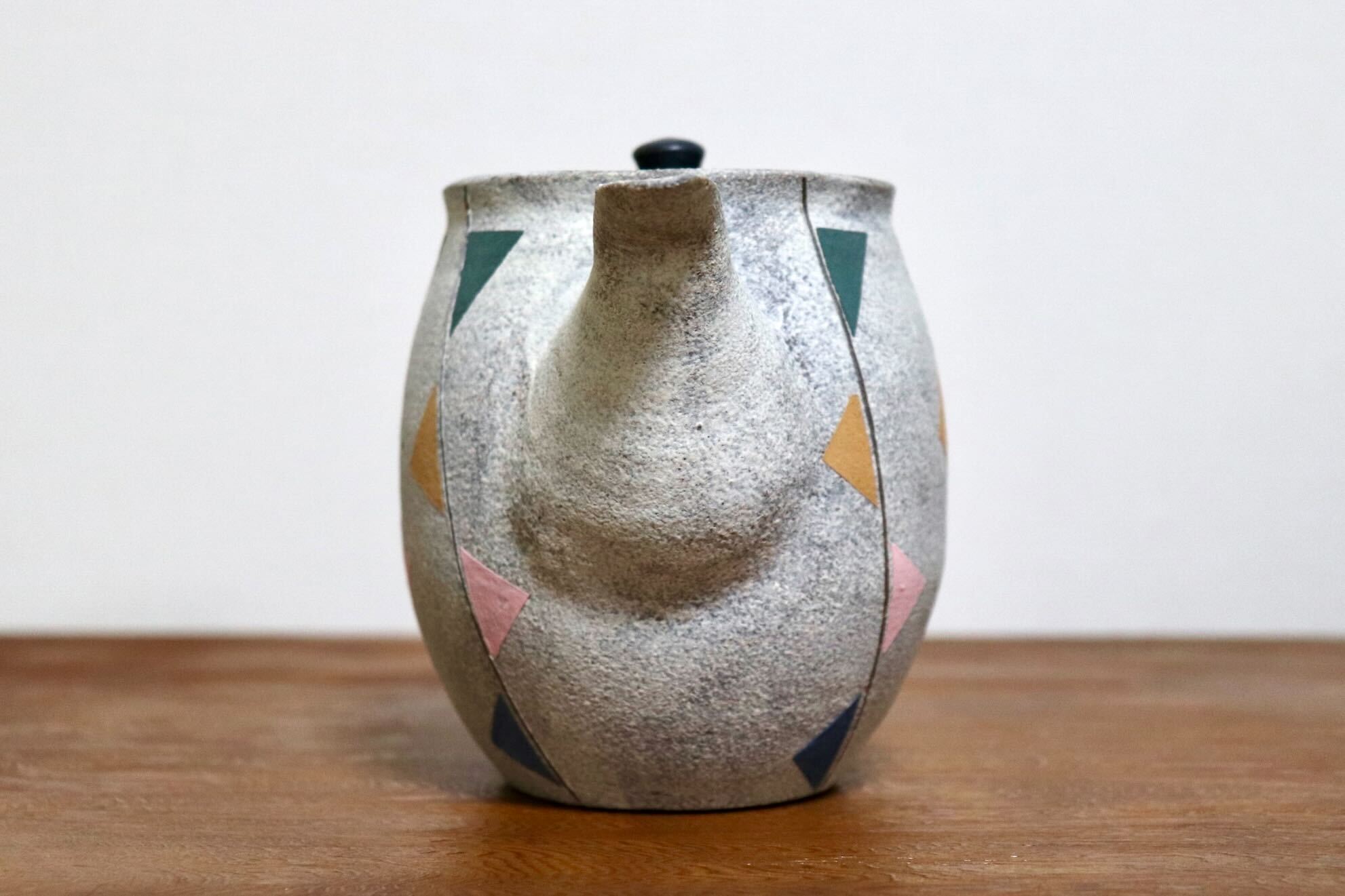 GMIO473B◯市野悟窯 市野哲次 丹波焼 ティーポット 陶器 丹波篠山 伝統工芸 未使用