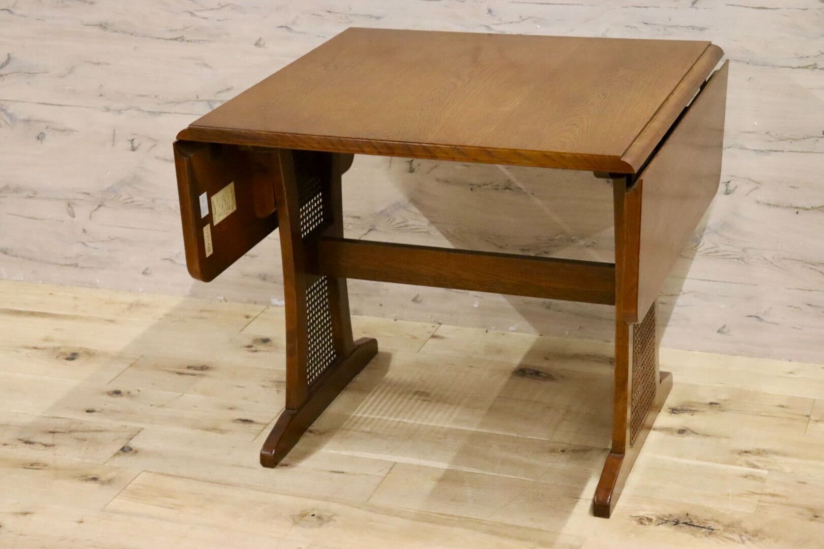 GMIK620B○三越家具 Brugge ブルージュ バタフライテーブル ダイニングテーブル 食卓テーブル 作業台 オーク材 カントリーハウス 約12万