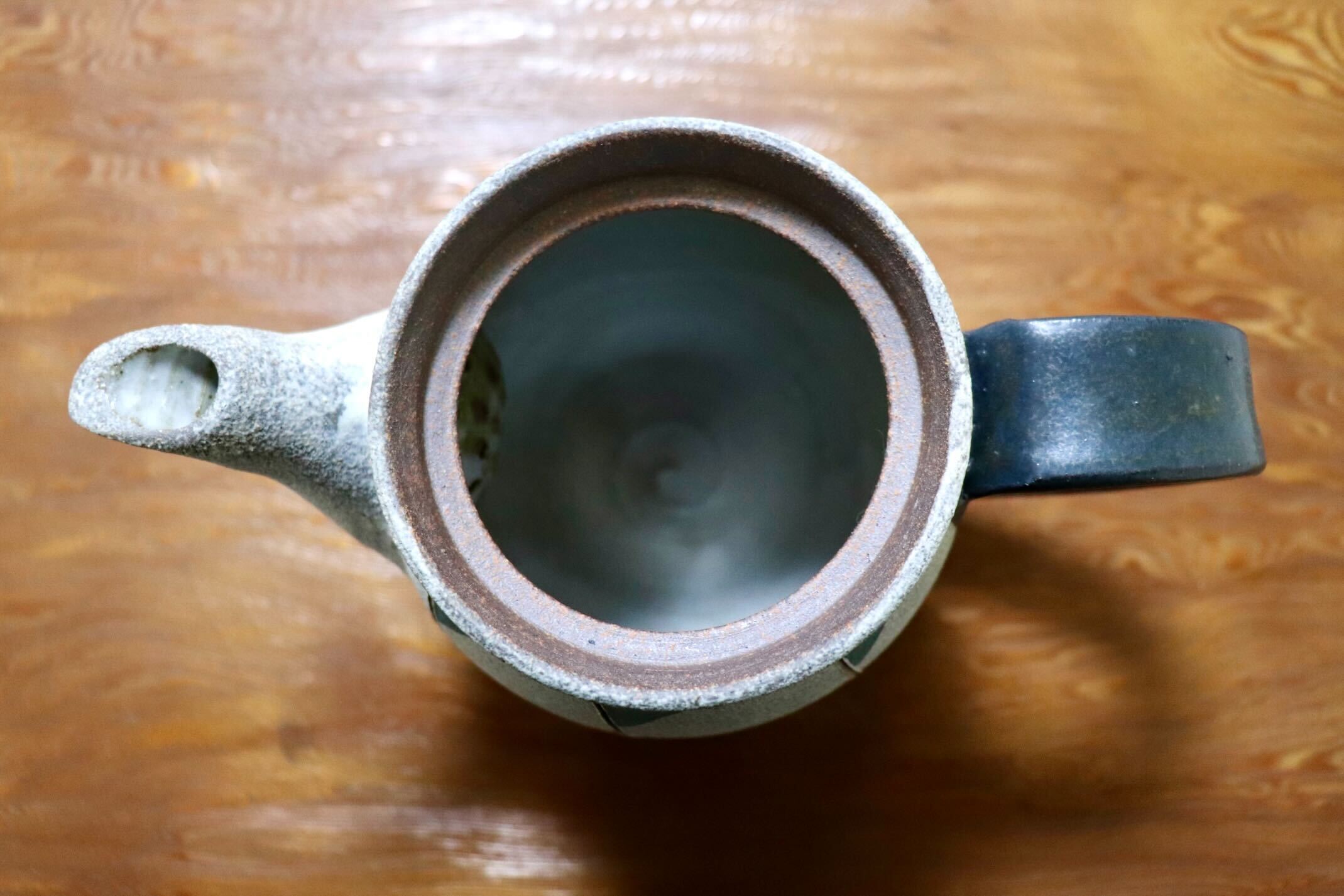 GMIO473B◯市野悟窯 市野哲次 丹波焼 ティーポット 陶器 丹波篠山 伝統工芸 未使用