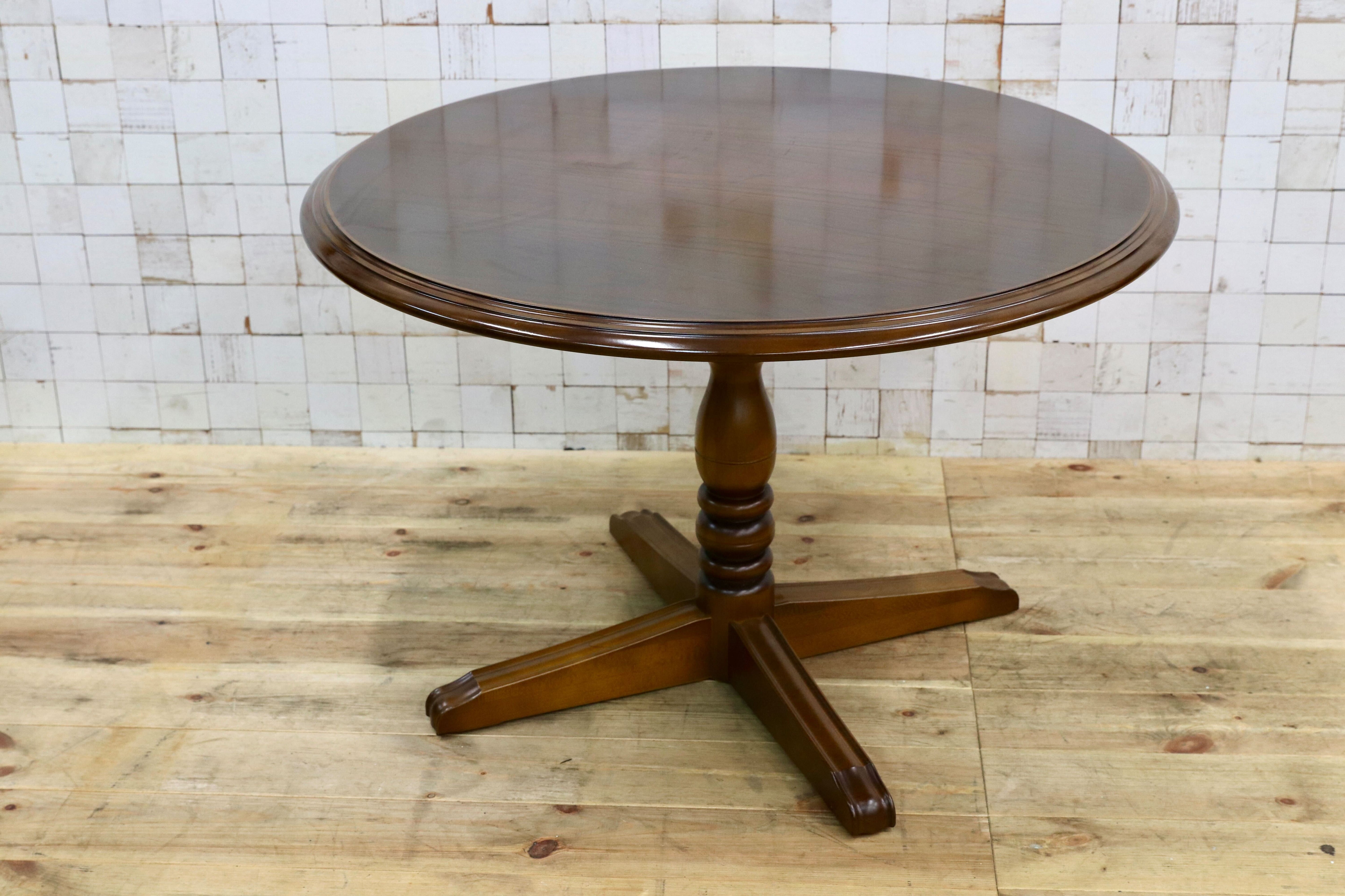 GMIK598○karimoku / カリモク コロニアル ラウンドテーブル 丸テーブル ダイニングテーブル 食卓テーブル クラシック アンティーク レトロ