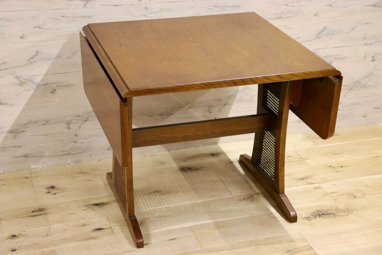 GMIK620B○三越家具 Brugge ブルージュ バタフライテーブル ダイニングテーブル 食卓テーブル 作業台 オーク材 カントリーハウス 約12万