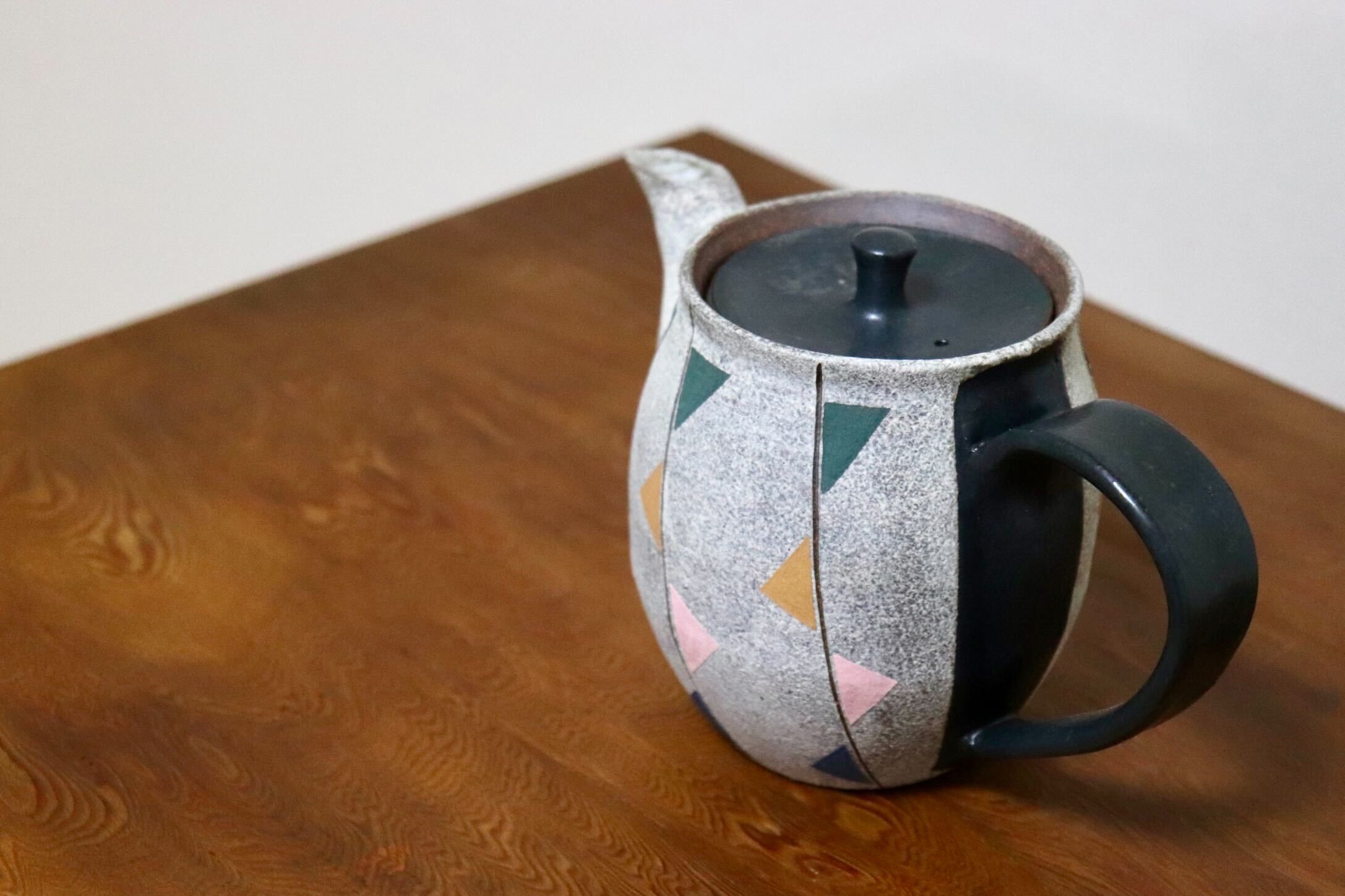 GMIO473B◯市野悟窯 市野哲次 丹波焼 ティーポット 陶器 丹波篠山 伝統工芸 未使用