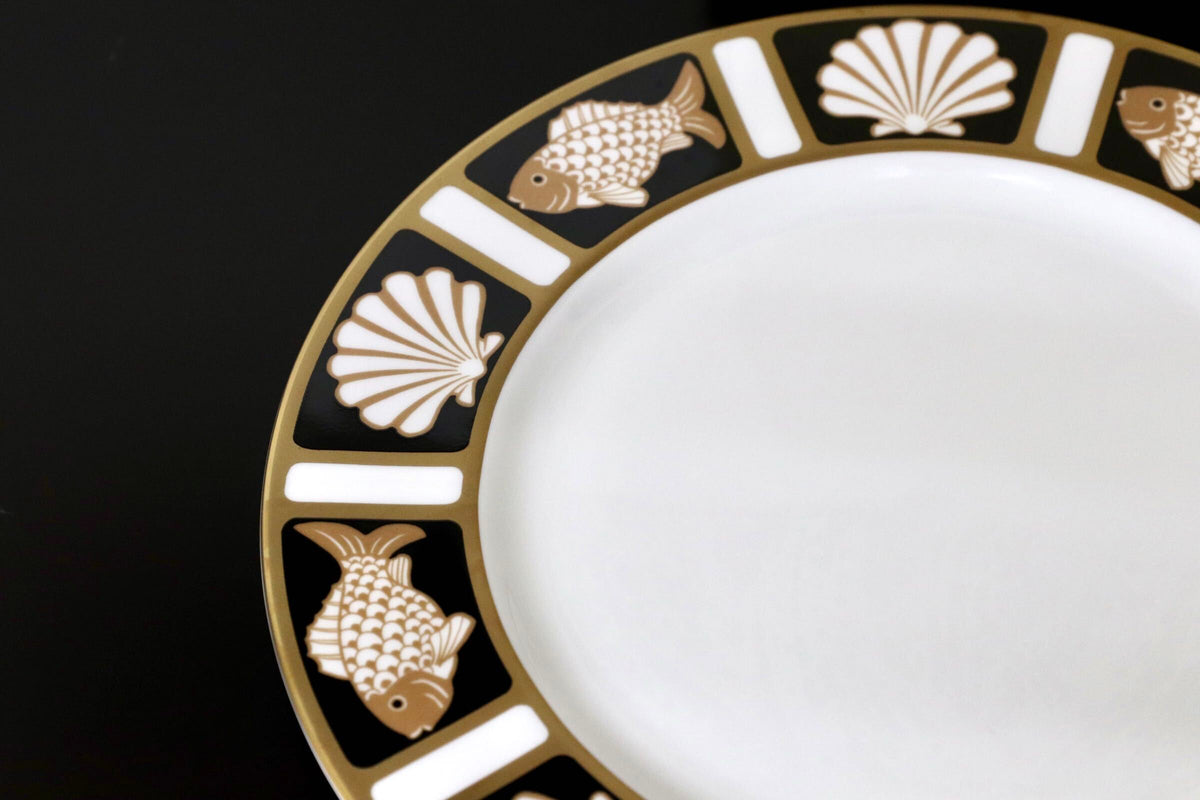 GMJO136B○NARUMI / ナルミ FISH AND SHELL フィッシュ＆シェル 30周年記念 限定プレート ボーンチャイナ Cathy Hardwick 日本製 希少