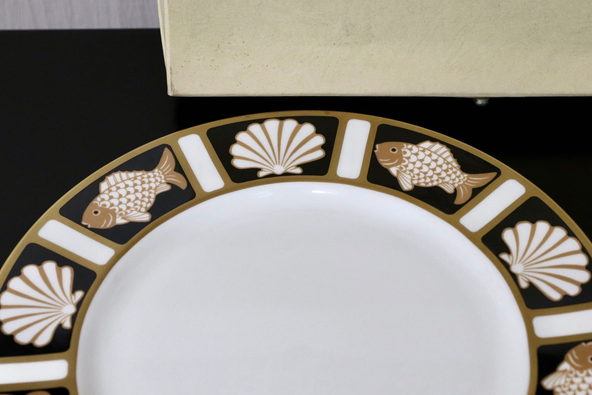 GMJO136B○NARUMI / ナルミ FISH AND SHELL フィッシュ＆シェル 30周年記念 限定プレート ボーンチャイナ Cathy Hardwick 日本製 希少