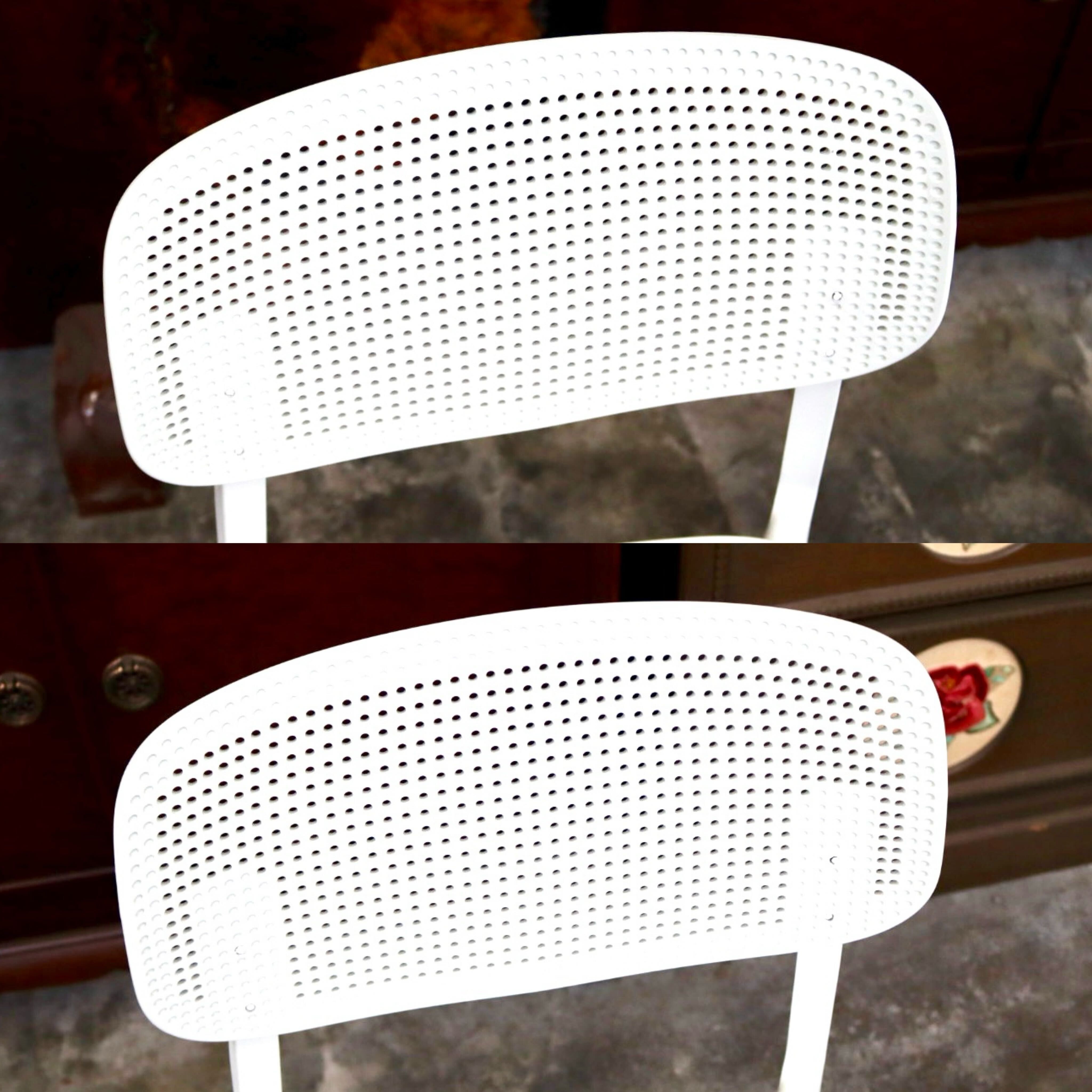 GMIS275I○KRISTALIA / クリスタリア COLANDER ダイニングチェア 椅子 2脚セット スタッキング モダン イタリア 白 展示品 定価約10万