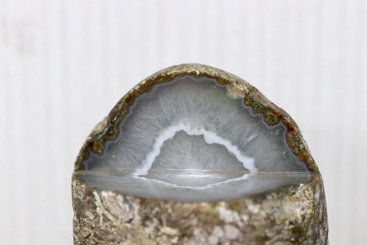 GMJO136C○天然瑪瑙 アゲート 原石 カット研磨 鑑賞石 天然石 鉱物標本 デスクオブジェ 希少