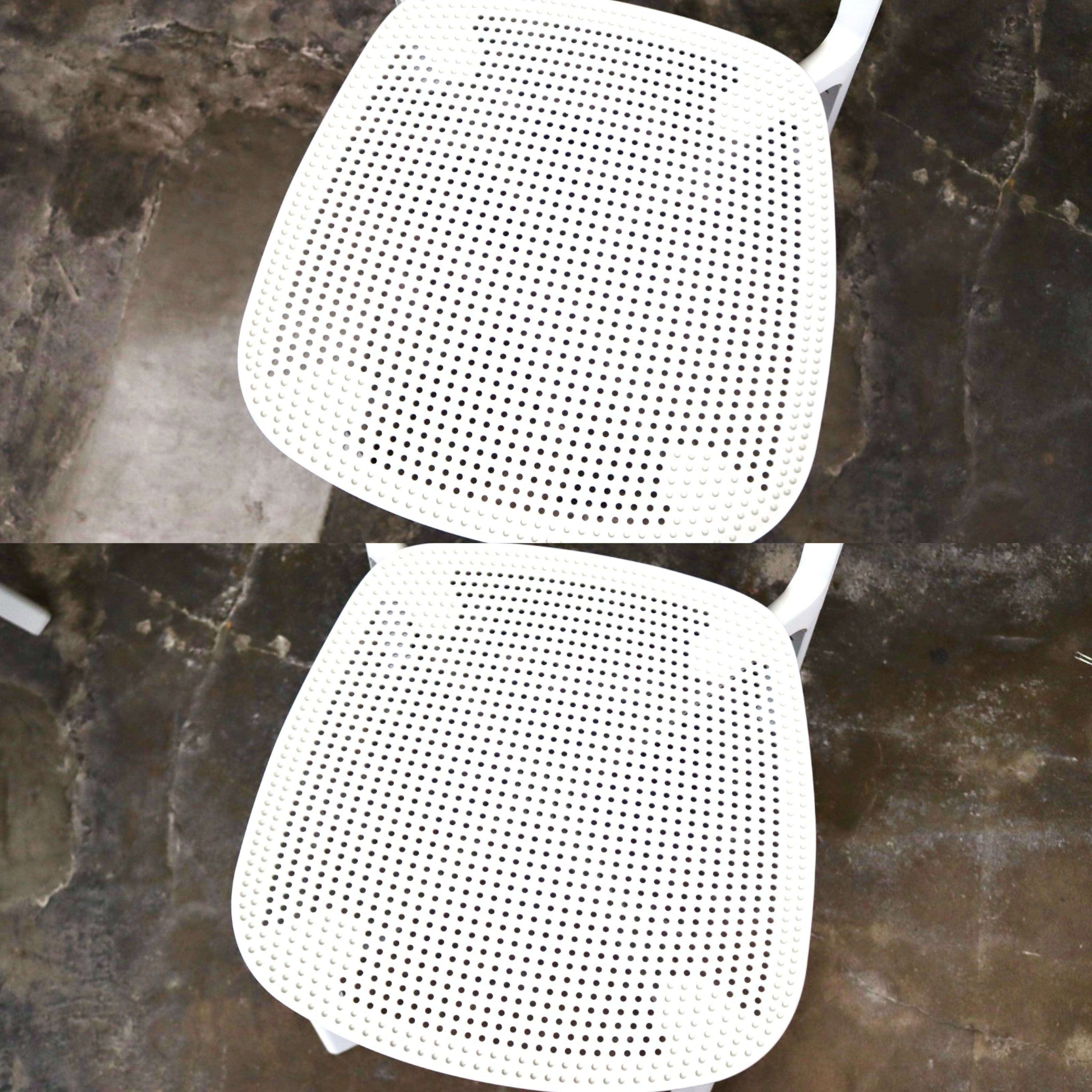GMIS275I○KRISTALIA / クリスタリア COLANDER ダイニングチェア 椅子 2脚セット スタッキング モダン イタリア 白 展示品 定価約10万
