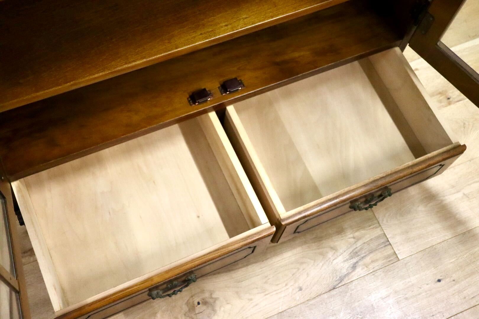 GMIK627○karimoku / カリモク コロニアル 本棚 書棚 ブックシェルフ 飾り棚 収納家具 カントリー オールドカリモク キャビネット 国産家具