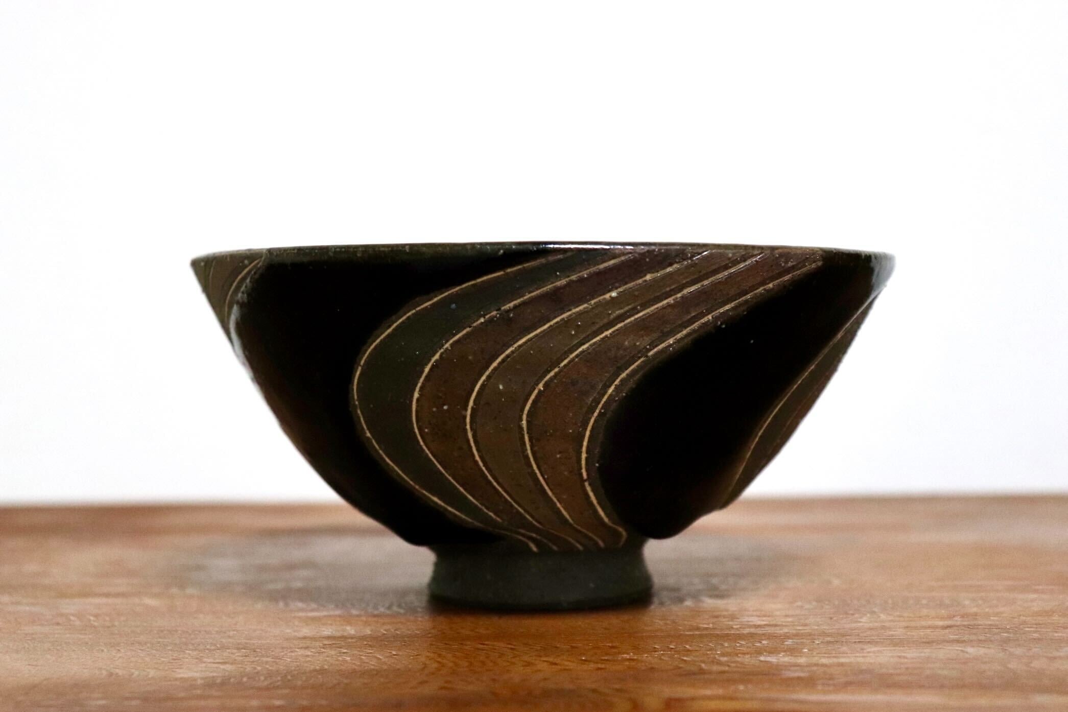 GMIO480A◯市野悟窯 市野哲次 丹波焼 彩色鉢 陶器 丹波篠山 伝統工芸 未使用