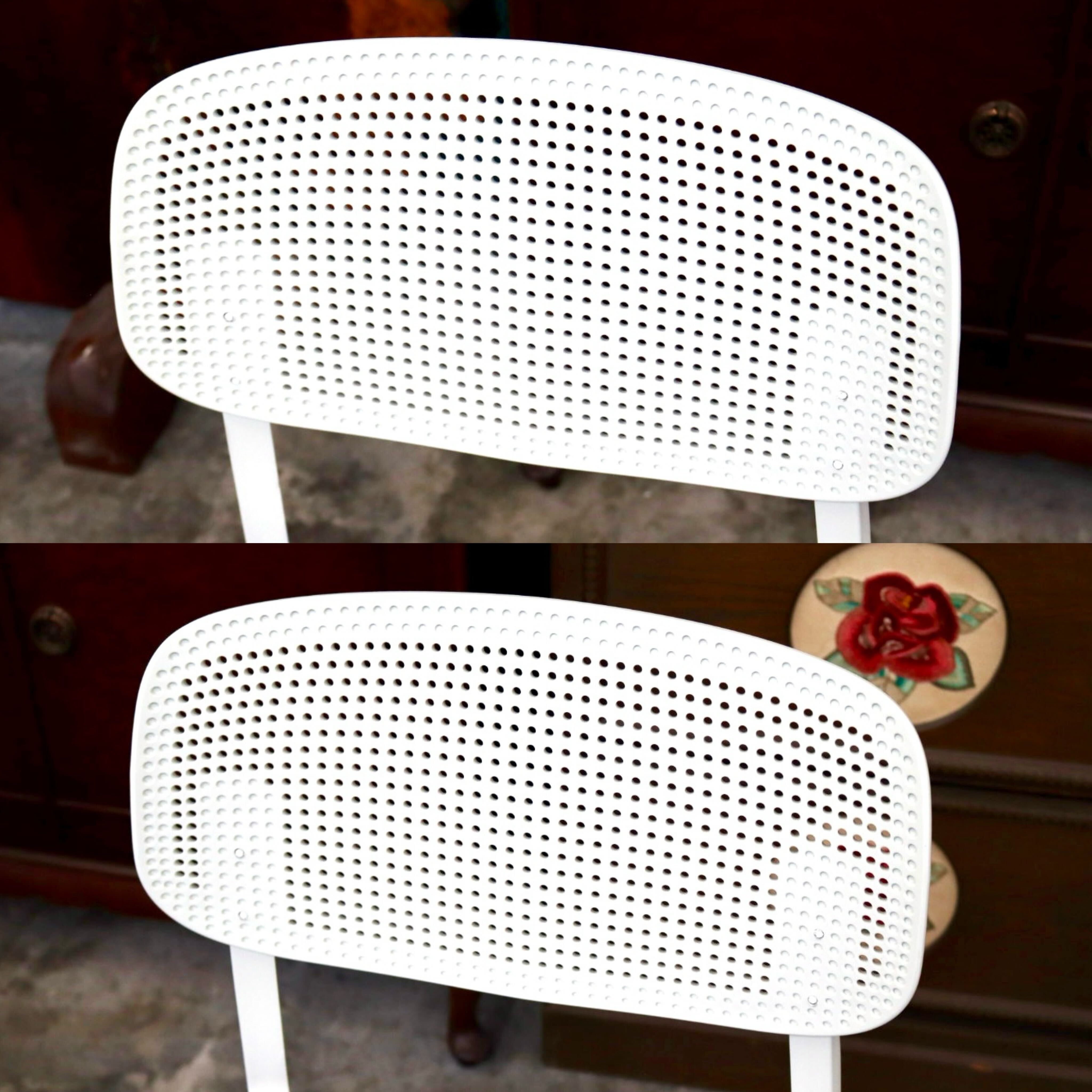 GMIS275J○KRISTALIA / クリスタリア COLANDER ダイニングチェア 椅子 2脚セット スタッキング モダン イタリア 白 展示品 定価約10万