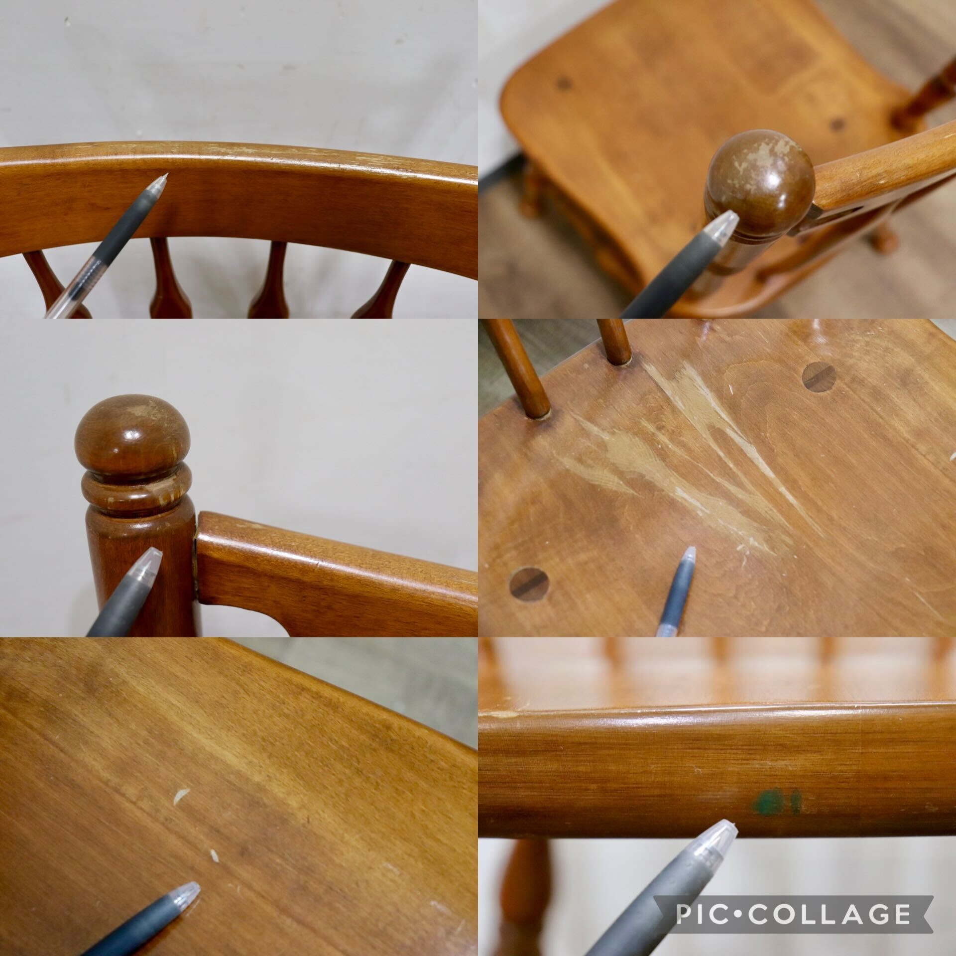 GMHH419C○ETHAN ALLEN / イーセンアーレン ウィンザーチェア ダイニングチェア ハイバックチェア チェア 椅子 US クラシック ヴィンテージ