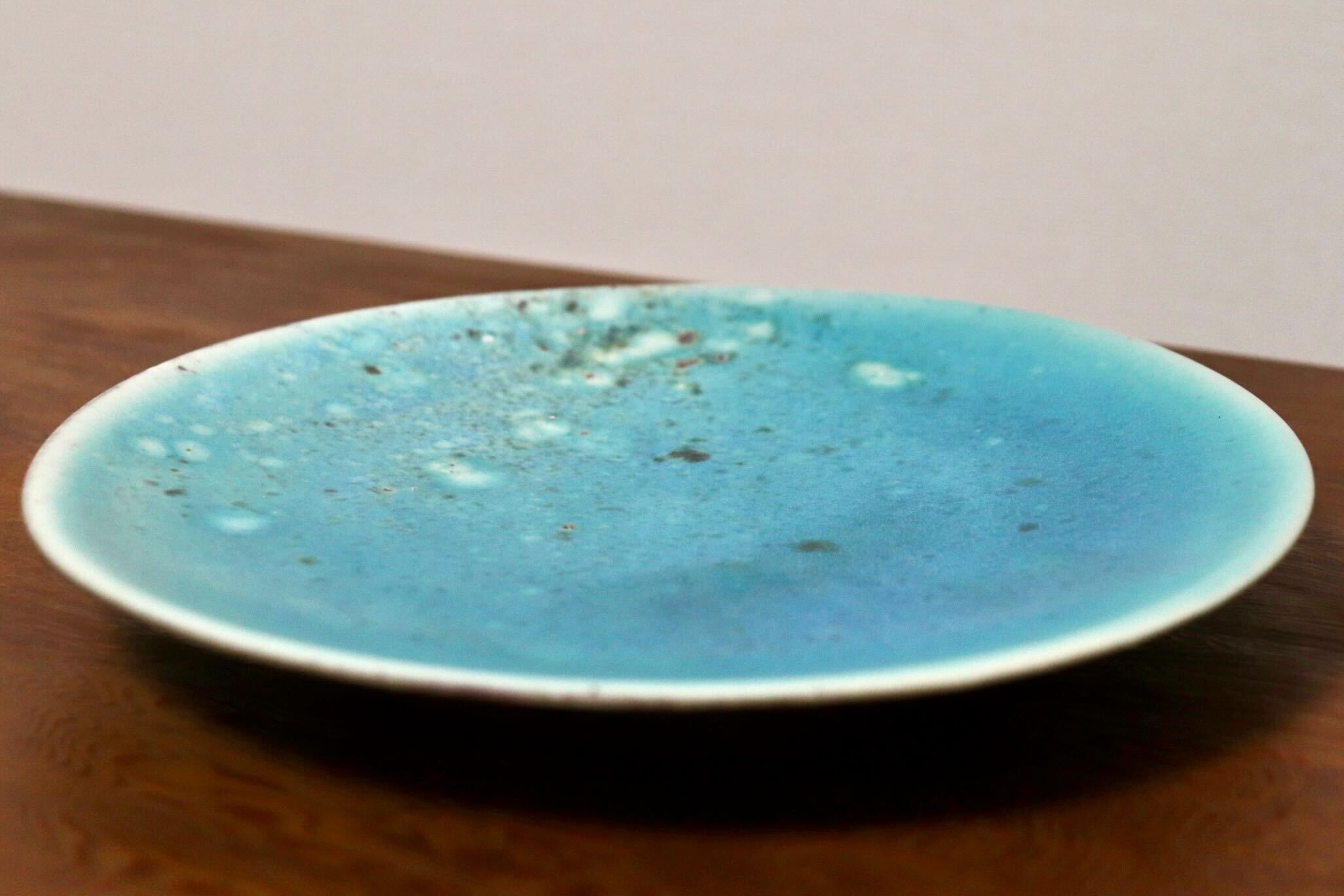 GMIO450A○千代市陶房 清水万佐年 丹波焼 皿 伝統工芸 丹波篠山 陶器 未使用