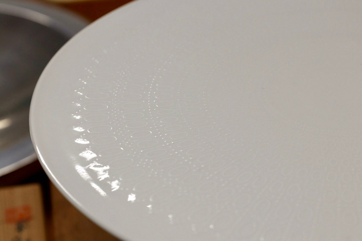 GMJO136E○Rosenthal / ローゼンタール Romanze White ロマンスホワイト 33cm 大皿 Bjrn Wiinblad ビョルン・ヴィンブラッド ドイツ製