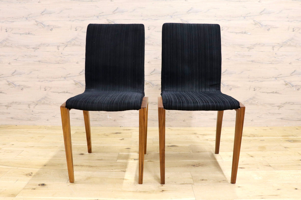 GMJS291A◯BoConcept / ボーコンセプト CUVE カーブ ダイニングチェア 食卓椅子 アームレスチェア カバーリング モダン 2脚セット