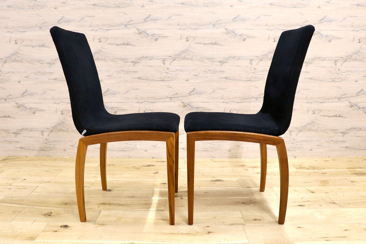 GMJS291A◯BoConcept / ボーコンセプト CUVE カーブ ダイニングチェア 食卓椅子 アームレスチェア カバーリング モダン 2脚セット