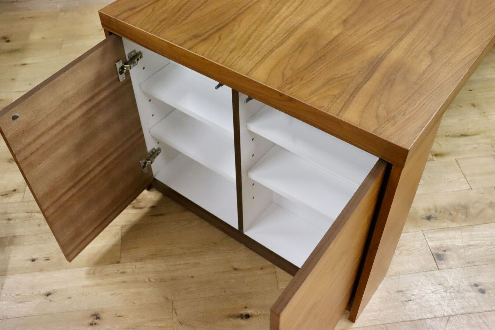 GMIS333C○ACTUS / アクタス 北欧スタイル ダイニングテーブル 食卓テーブル 作業台 ウォールナット 収納棚 ミーティングテーブル