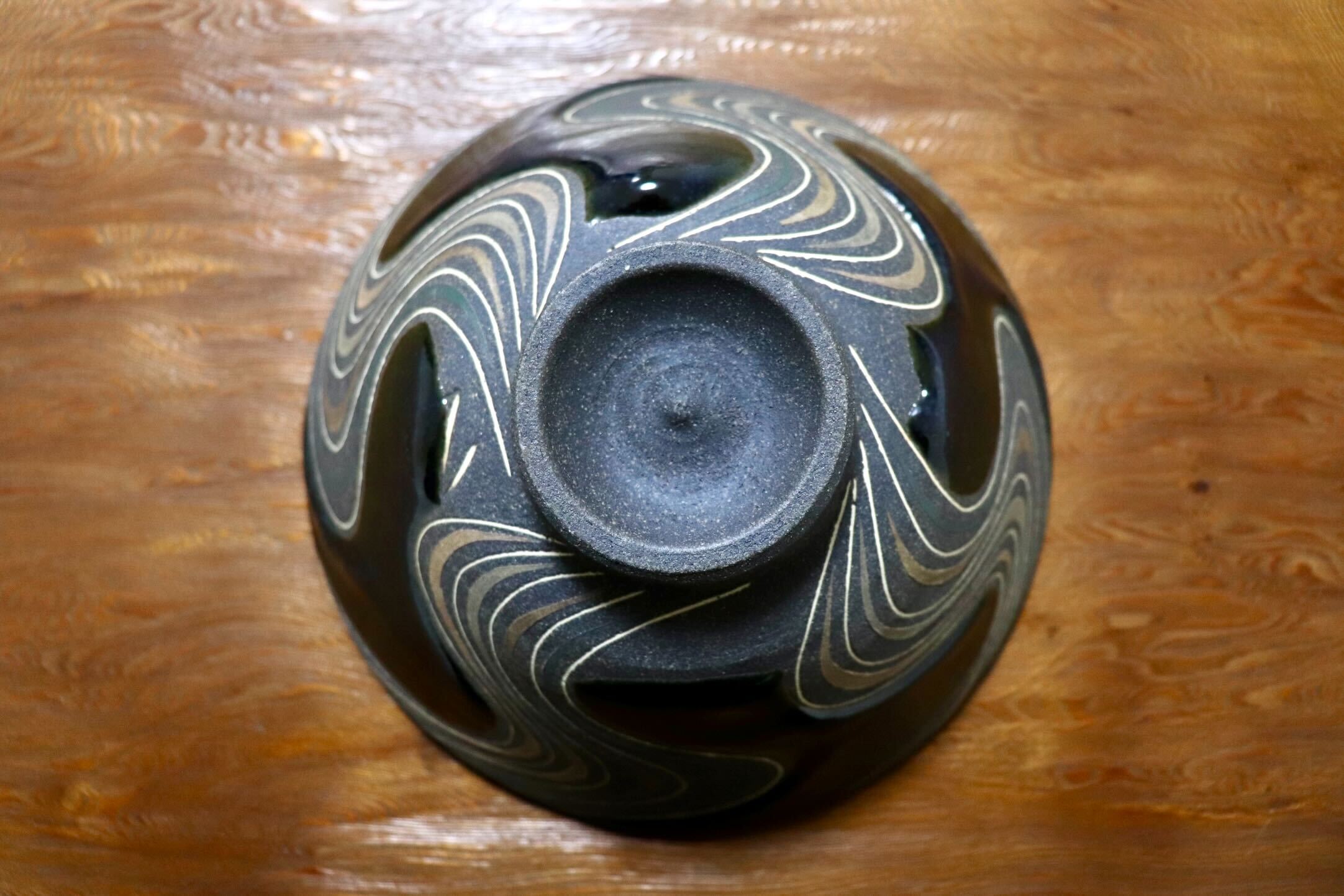 GMIO480B◯市野悟窯 市野哲次 丹波焼 彩色鉢 陶器 丹波篠山 伝統工芸 未使用