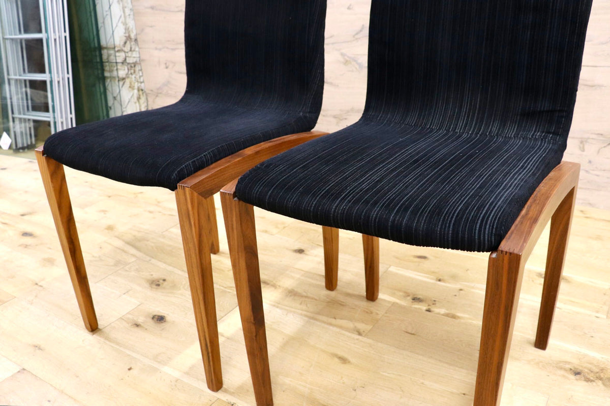 GMJS291A◯BoConcept / ボーコンセプト CUVE カーブ ダイニングチェア 食卓椅子 アームレスチェア カバーリング モダン 2脚セット