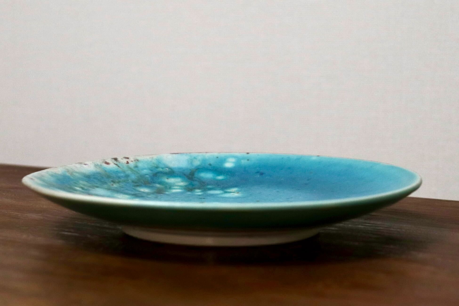 GMIO450B○千代市陶房 清水万佐年 丹波焼 皿 伝統工芸 丹波篠山 陶器 未使用