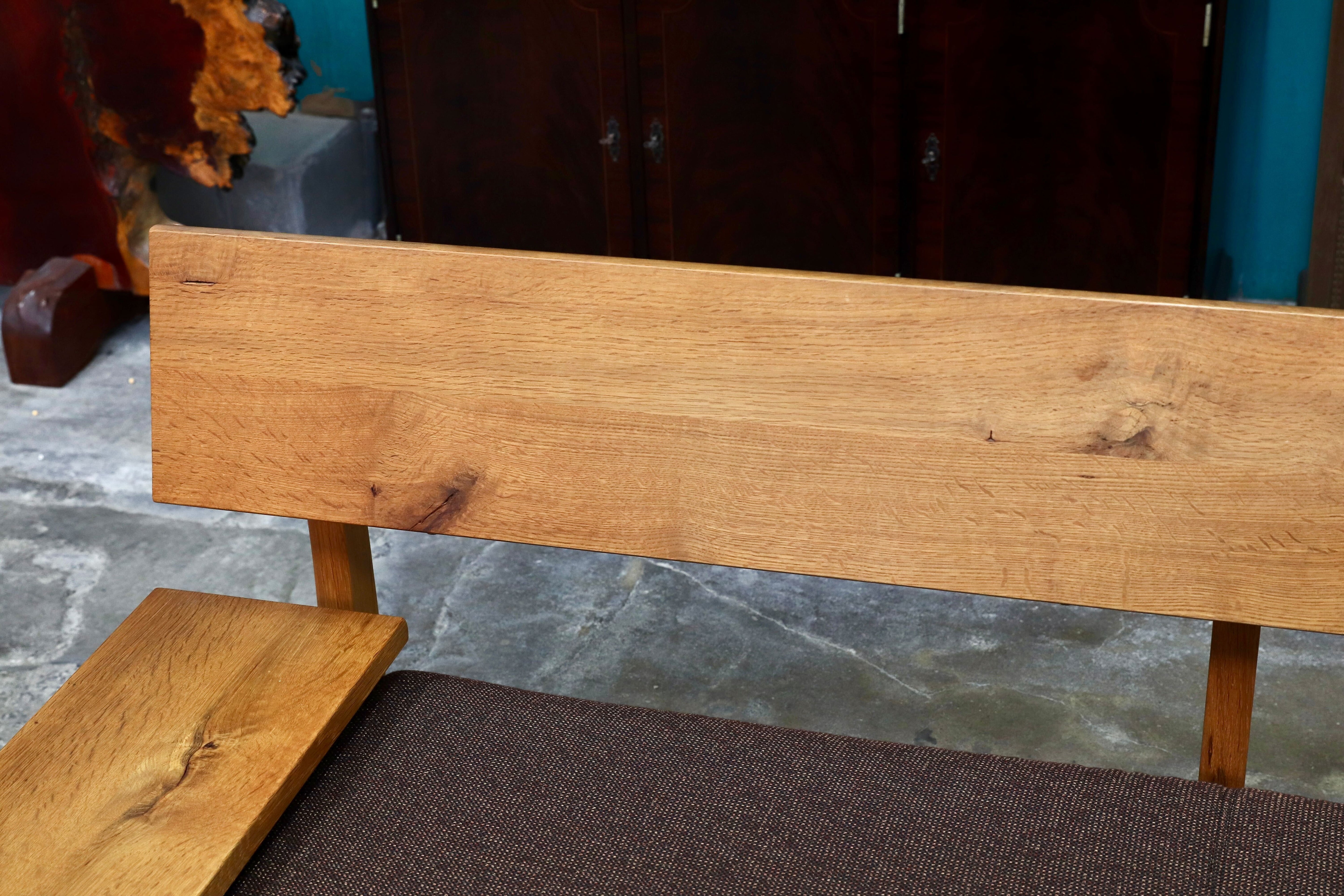 GMIK612A○飛騨産業 / HIDA キツツキ 森のとこば 3人掛けソファ トリプルソファ オーク無垢材 長椅子 IDC大塚家具 節入り 約36万