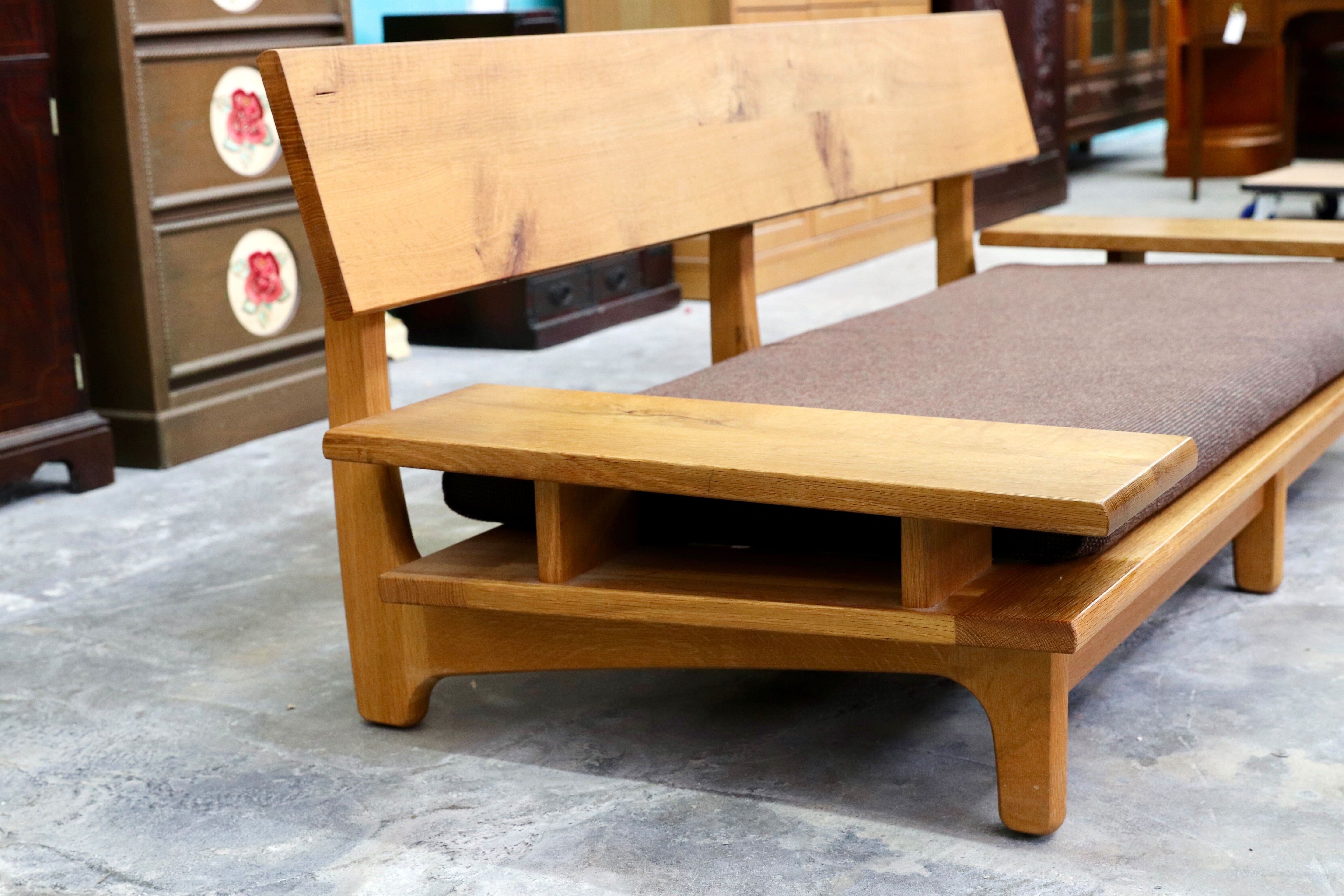 GMIK612A○飛騨産業 / HIDA キツツキ 森のとこば 3人掛けソファ トリプルソファ オーク無垢材 長椅子 IDC大塚家具 節入り 約36万